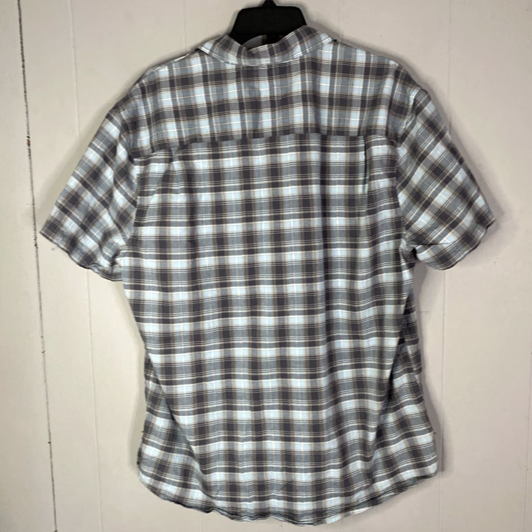 Lucky Brand Lucky Brand Mens Button-Up Shirt Large Classic Fit L Blue Short Sleeve Shirt Mens Womens Girls? Size US L / EU 52-54 / 3 - 7 Thumbnail