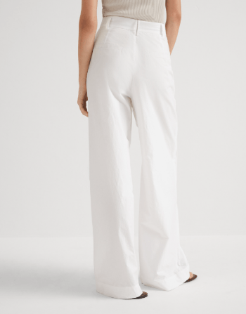 Brunello Cucinelli o1la1rc1a0425 Pants in White Size 26" / US 2 / IT 38 - 2 Thumbnail