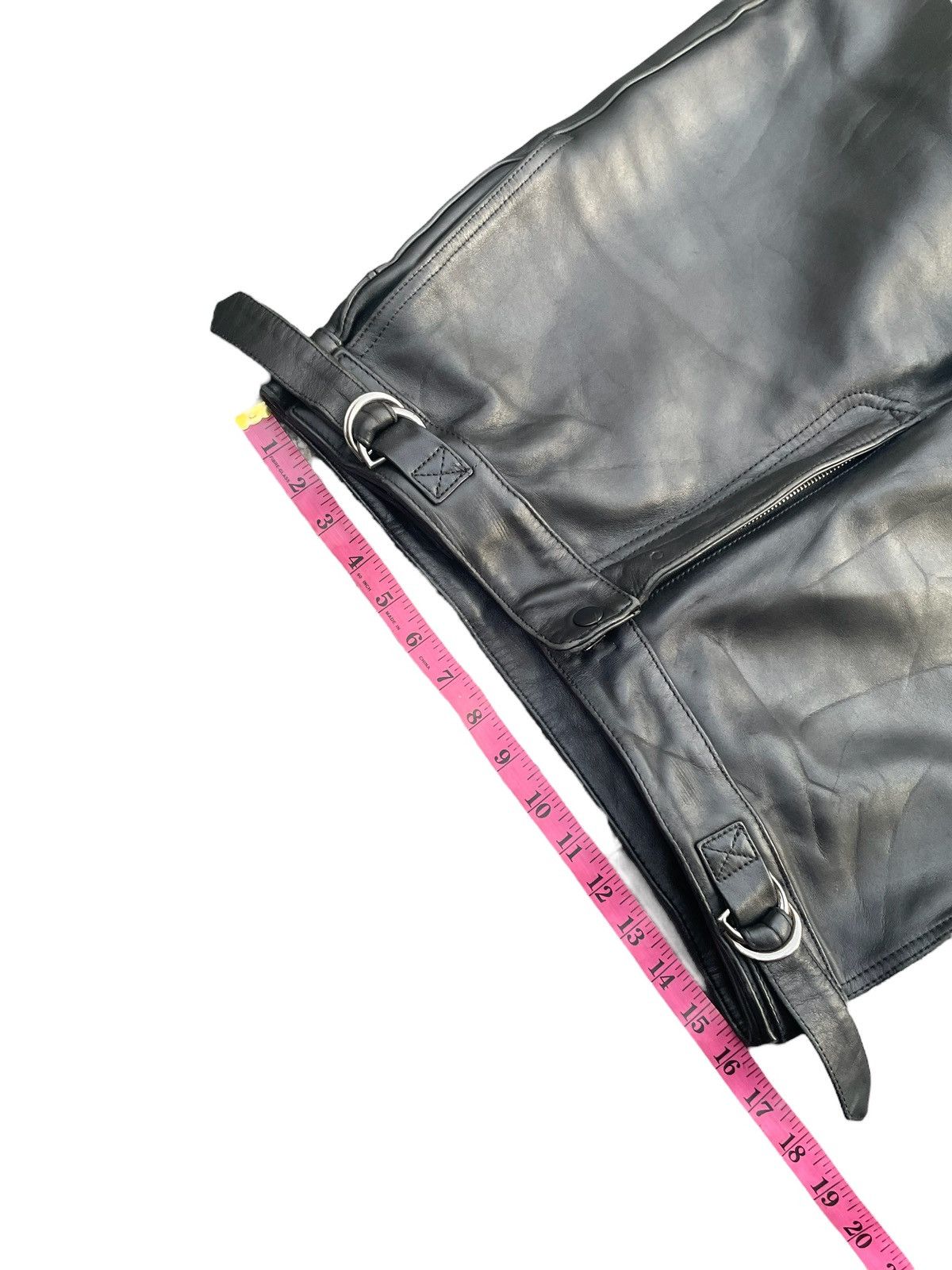 If Six Was Nine × Japanese Brand × Leather Vintage Nankai Leather Pant Size US 32 / EU 48 - 20 Thumbnail