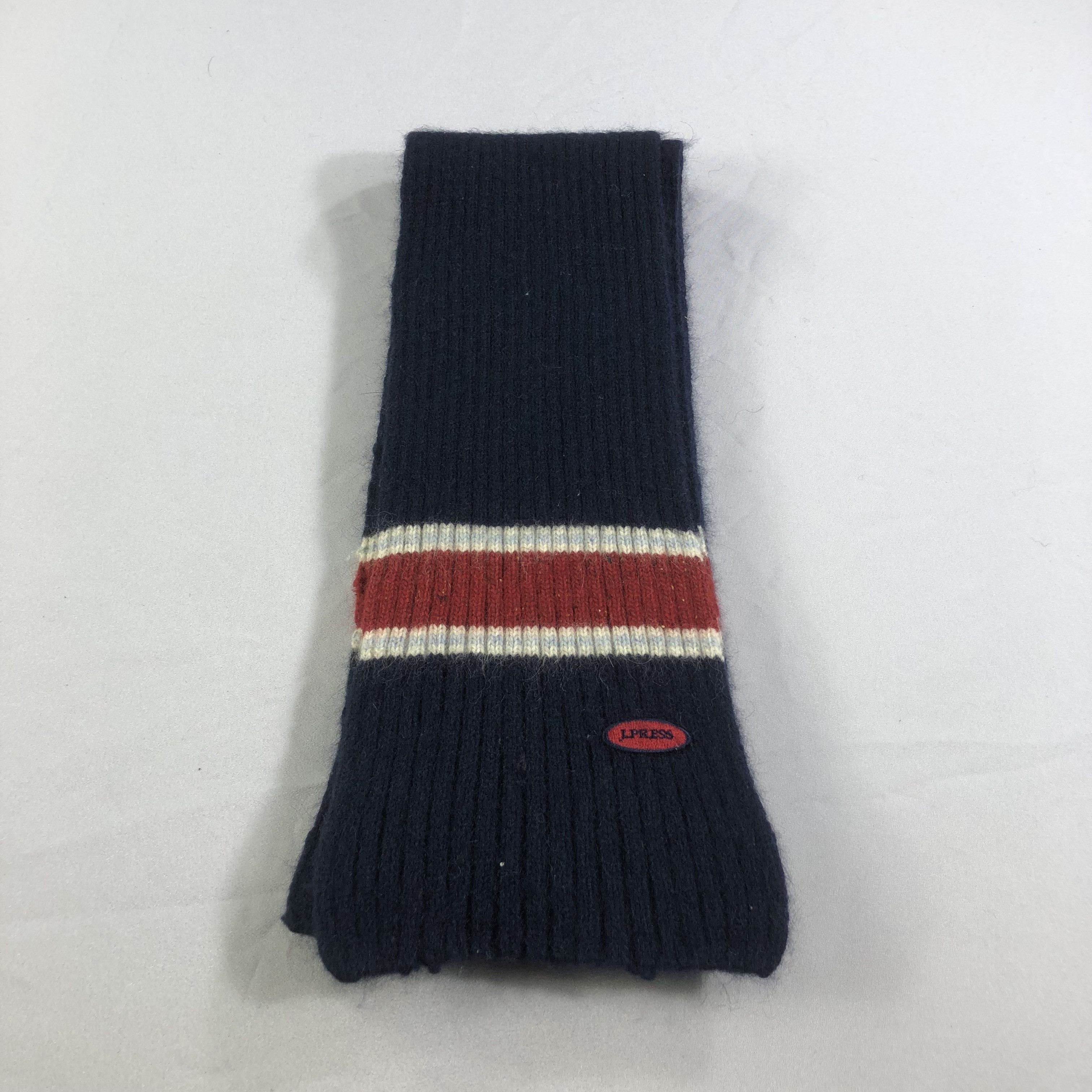 J. Press J. Press Pleated Wool Scarf Muffler V1533 Size ONE SIZE - 2 Thumbnail
