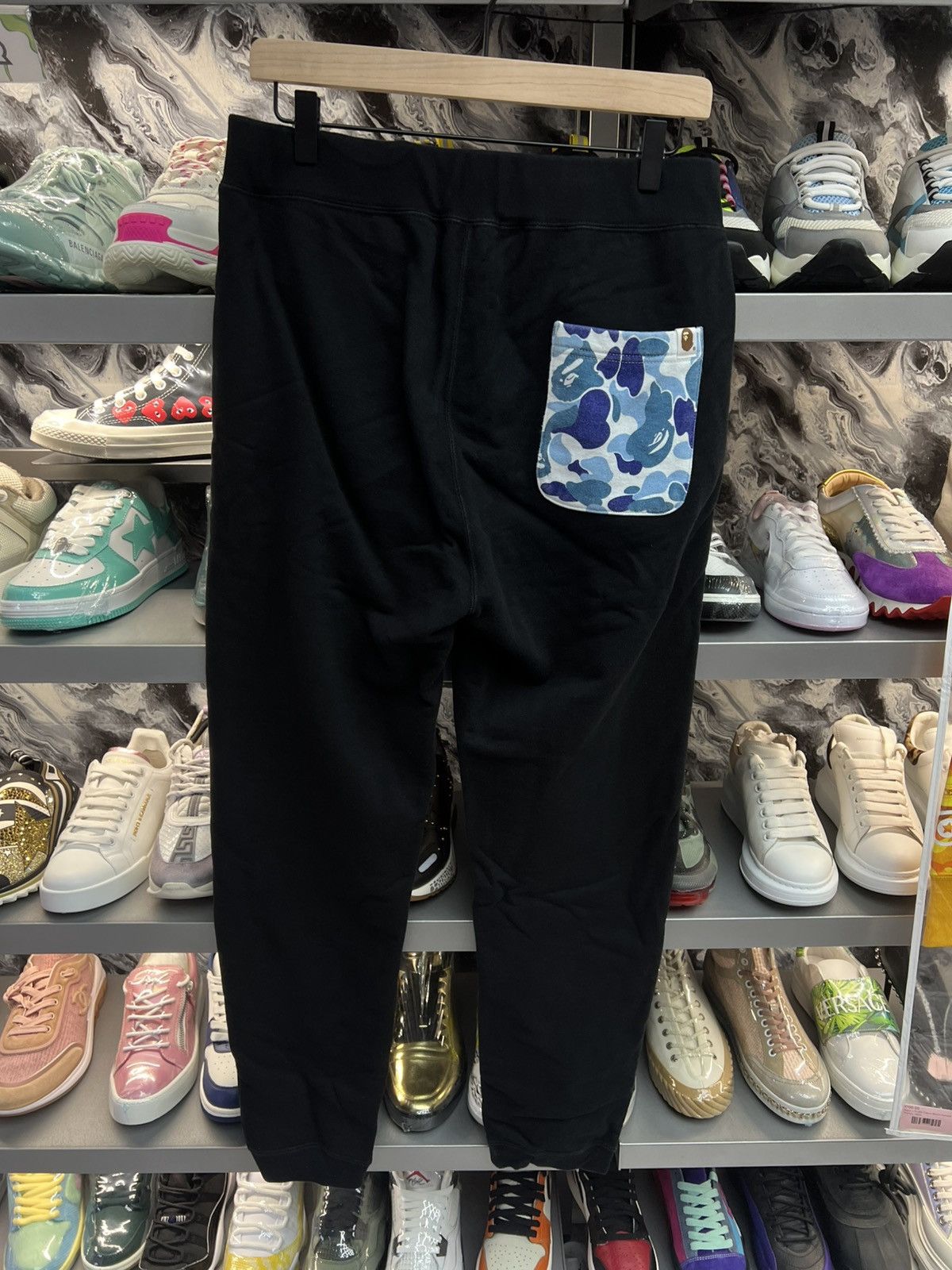 Bape Bape Black Jogger Pants Size US 30 / EU 46 - 2 Thumbnail