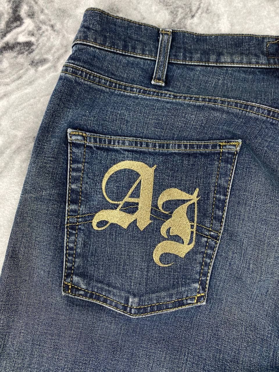 Armani Vintage Armani Denim Baggy Jeans Size US 38 / EU 54 - 4 Thumbnail