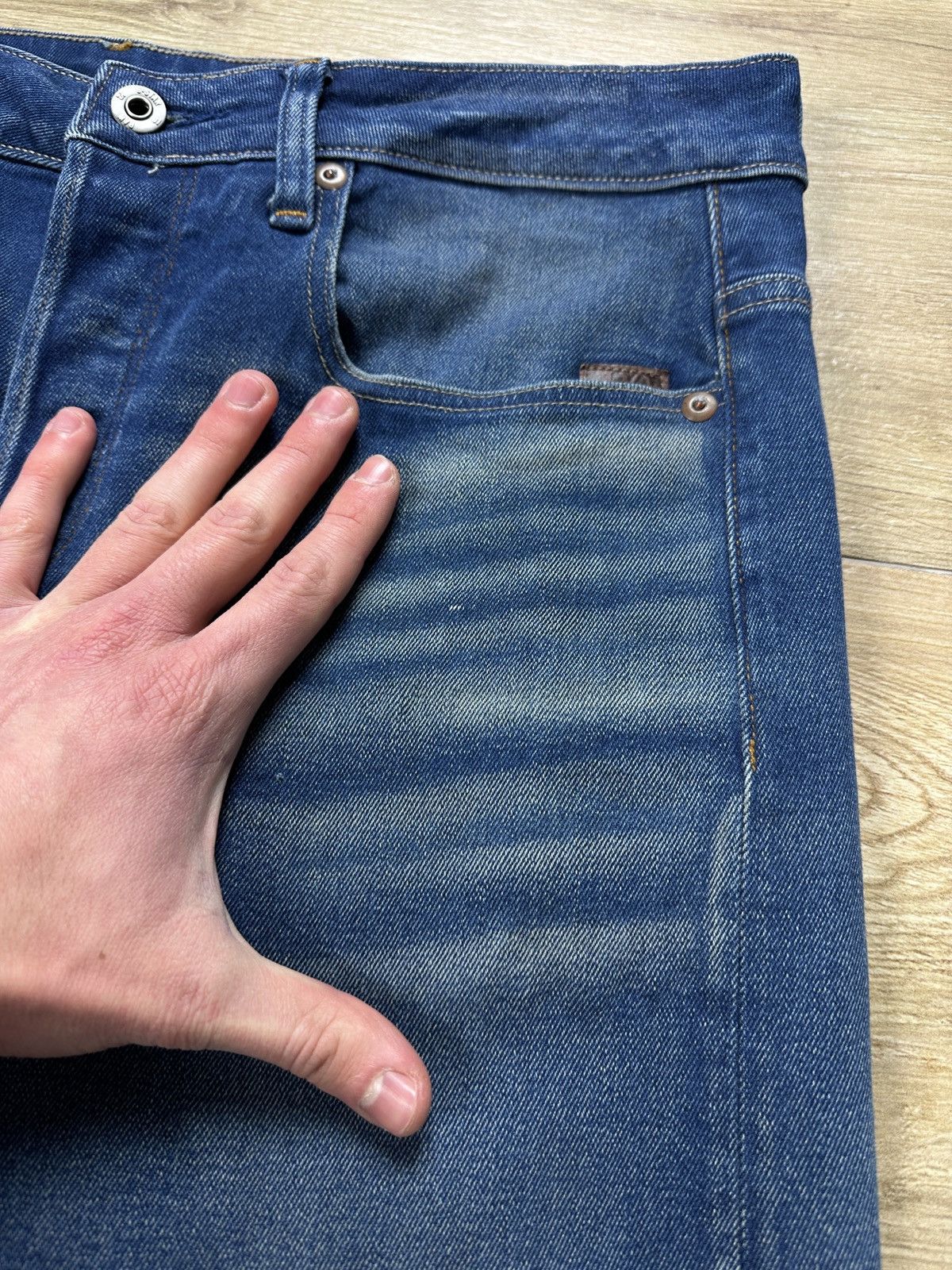G-Star G-Star Raw Revend Straight Denim Jeans Size 31x36 Size US 31 - 6 Thumbnail