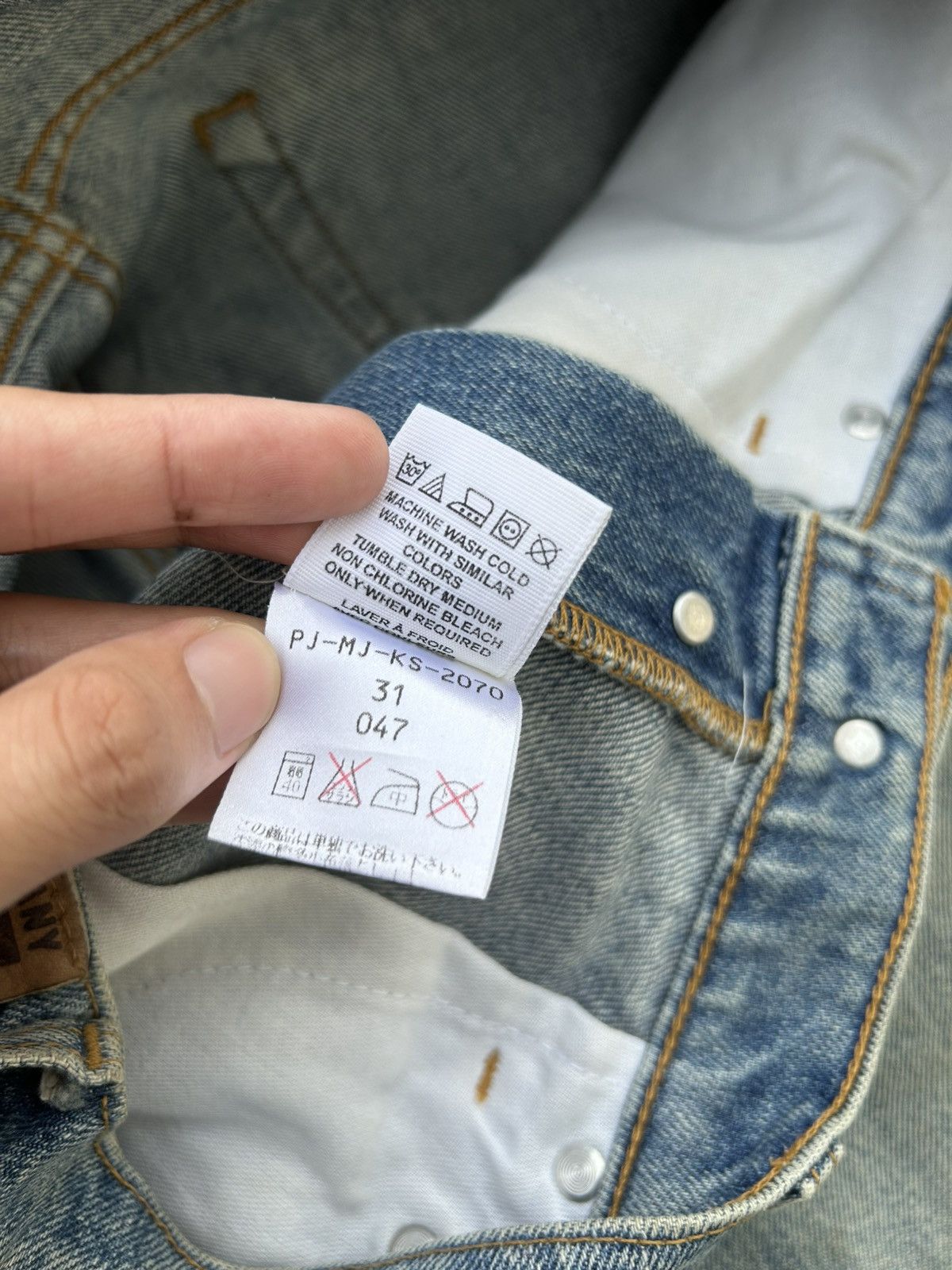 Polo Ralph Lauren Thrashed Vintage Polo Ralph Lauren Distressed Denim Jeans Size US 31 - 10 Thumbnail