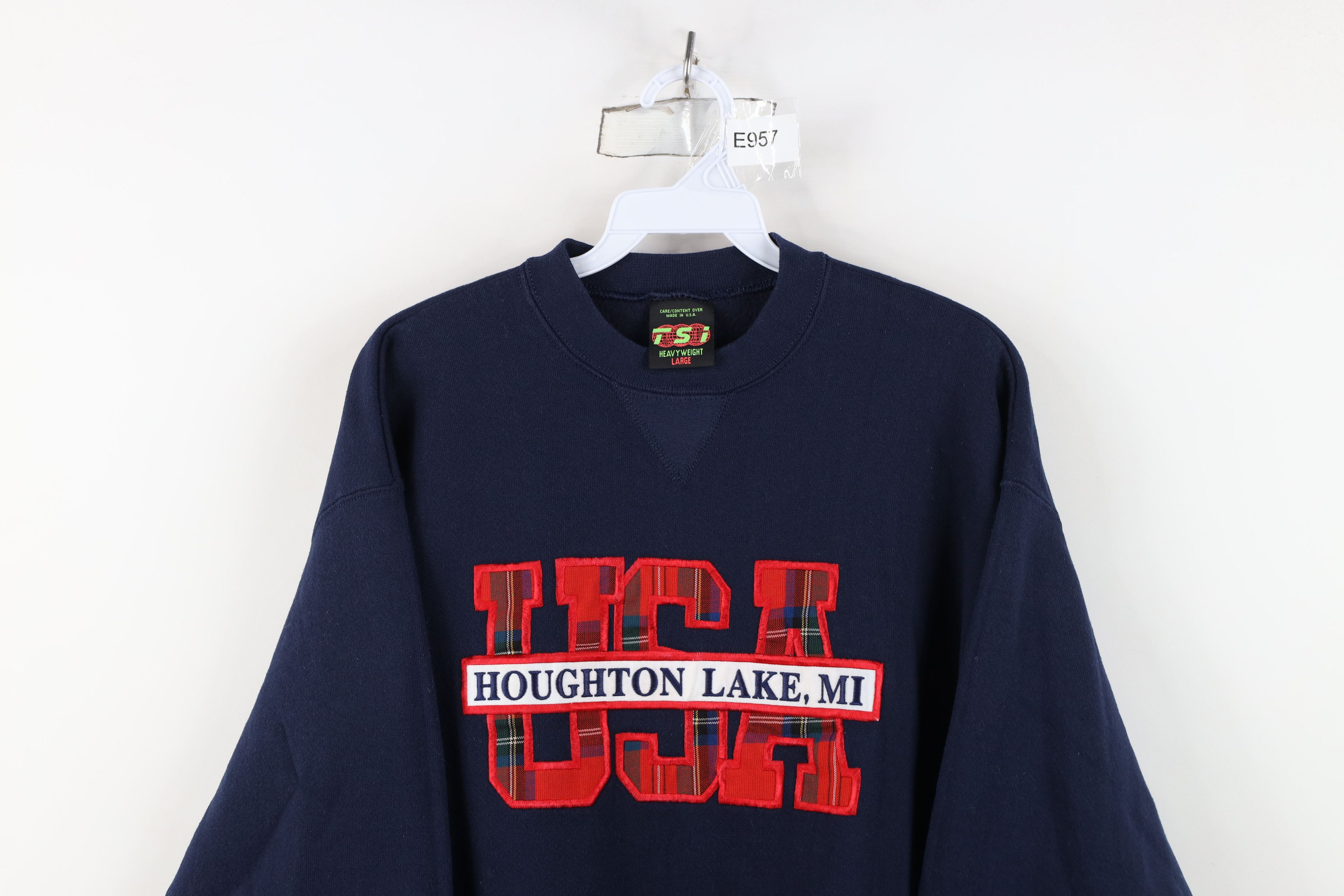 Vintage Vintage 90s Heavyweight Lake Michigan Sweatshirt USA Size US L / EU 52-54 / 3 - 2 Thumbnail