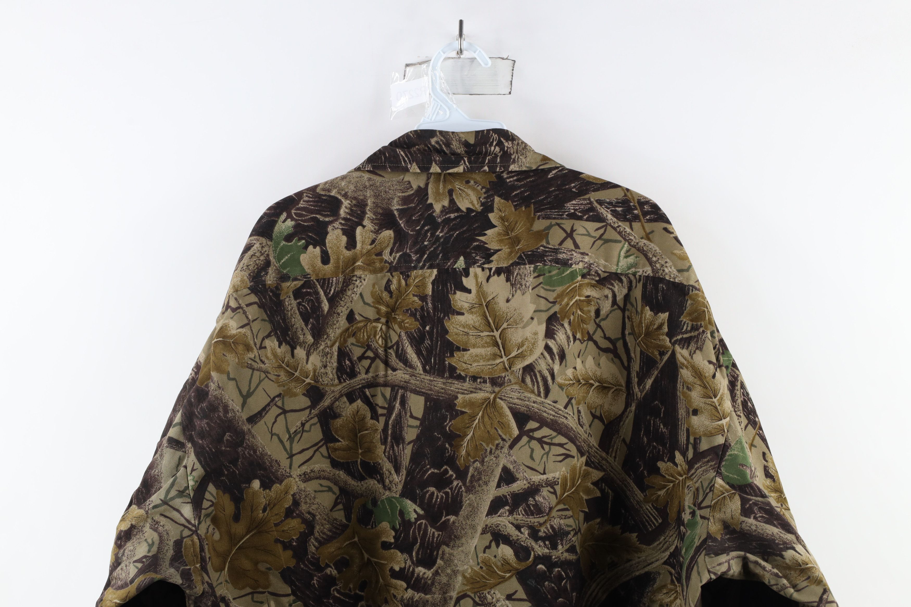 Vintage Vintage 90s Streetwear Heavyweight Camouflage Button Shirt Size US XXL / EU 58 / 5 - 8 Thumbnail