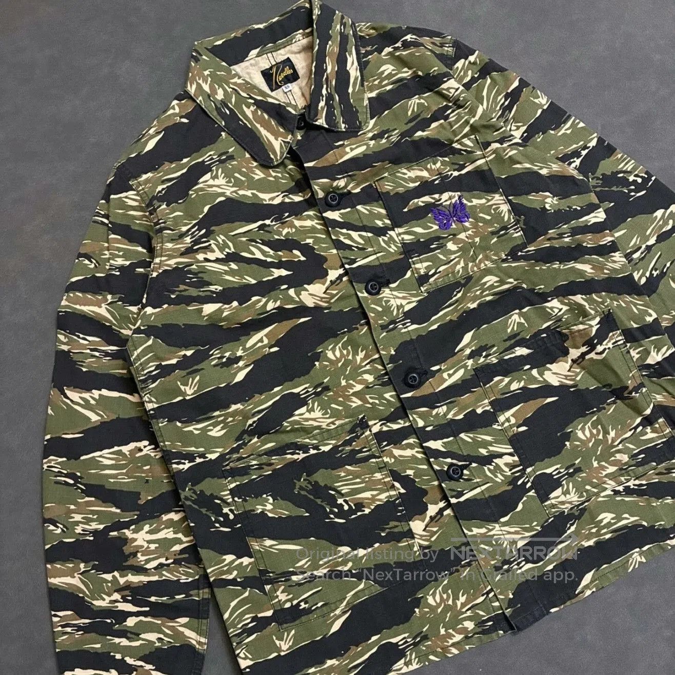 Needles Needles 25SS Coverall Tiger Camo Jacket. Size US XS / EU 42 / 0 - 3 Thumbnail