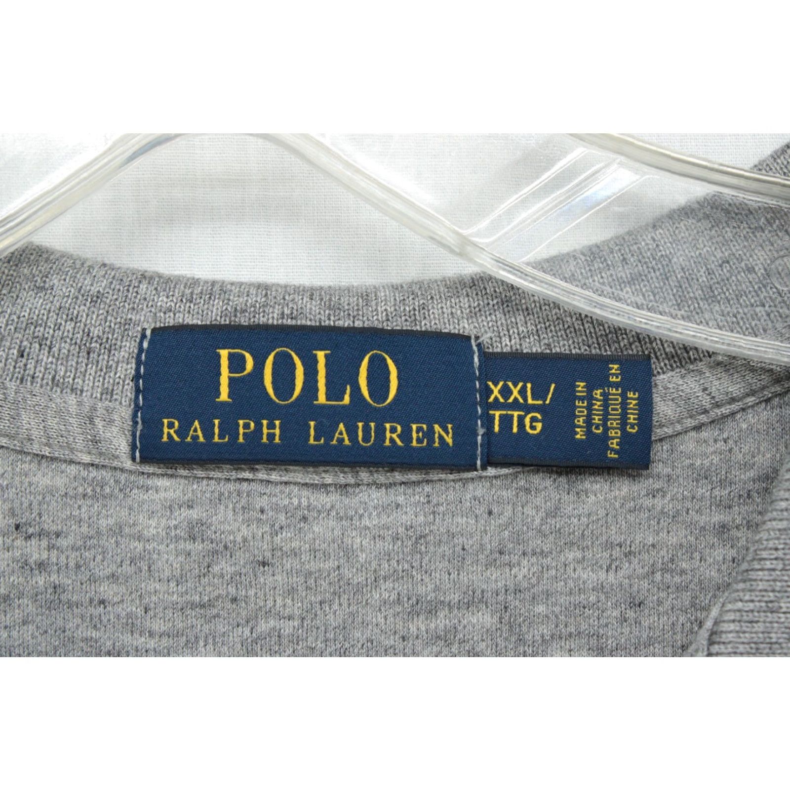 Ralph Lauren Polo Ralph Lauren Men Polo Shirt 2XL Gray Black Pony Preppy 100% Cotton Soft Polo Shirt Mens Regular 2XL Gray Polo Ralph Lauren Shirt Size US XXL / EU 58 / 5 - 4 Thumbnail
