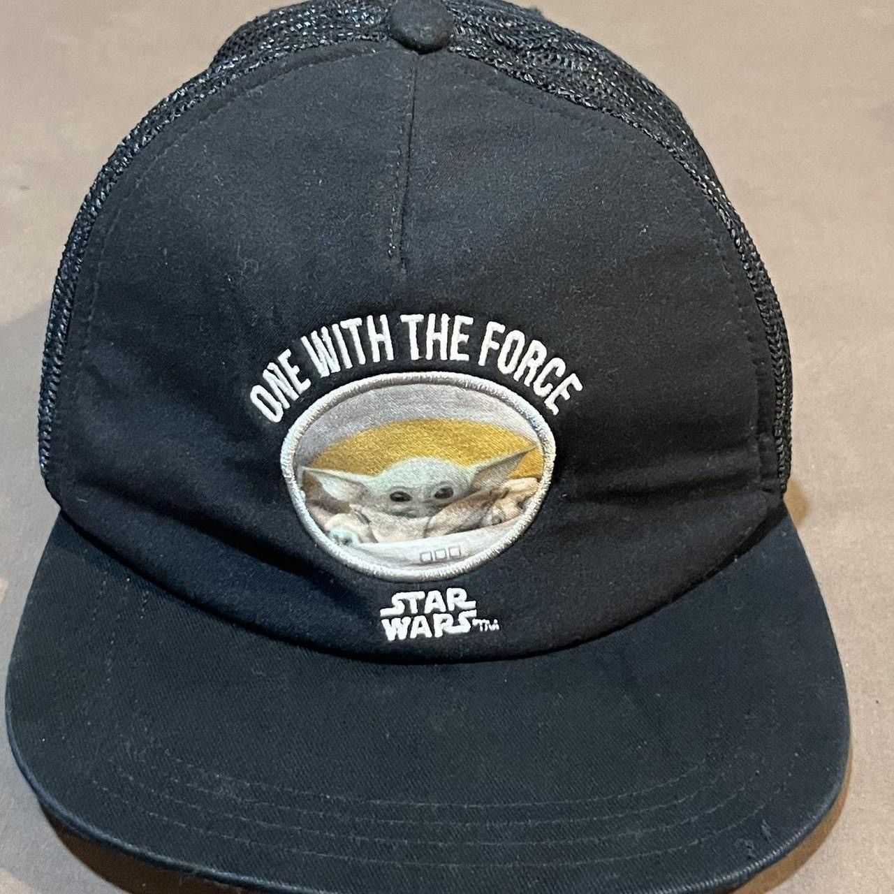 Star Wars Star Wars One With The Force Baby Yoda Mesh Snapback Hat Size ONE SIZE - 6 Thumbnail