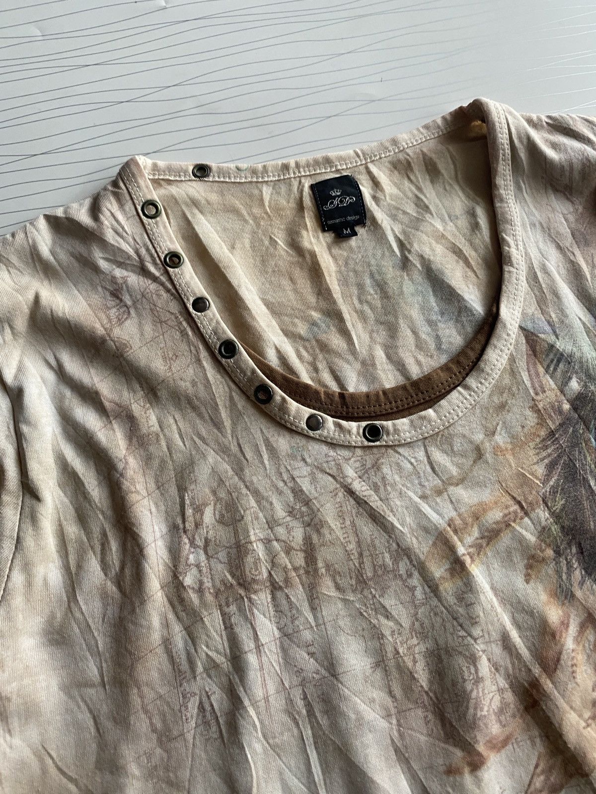 GOA SEMANTIC AOP HIPPIE GIPSY GOA STYLE TEE Size M / US 6-8 / IT 42-44 - 7 Thumbnail
