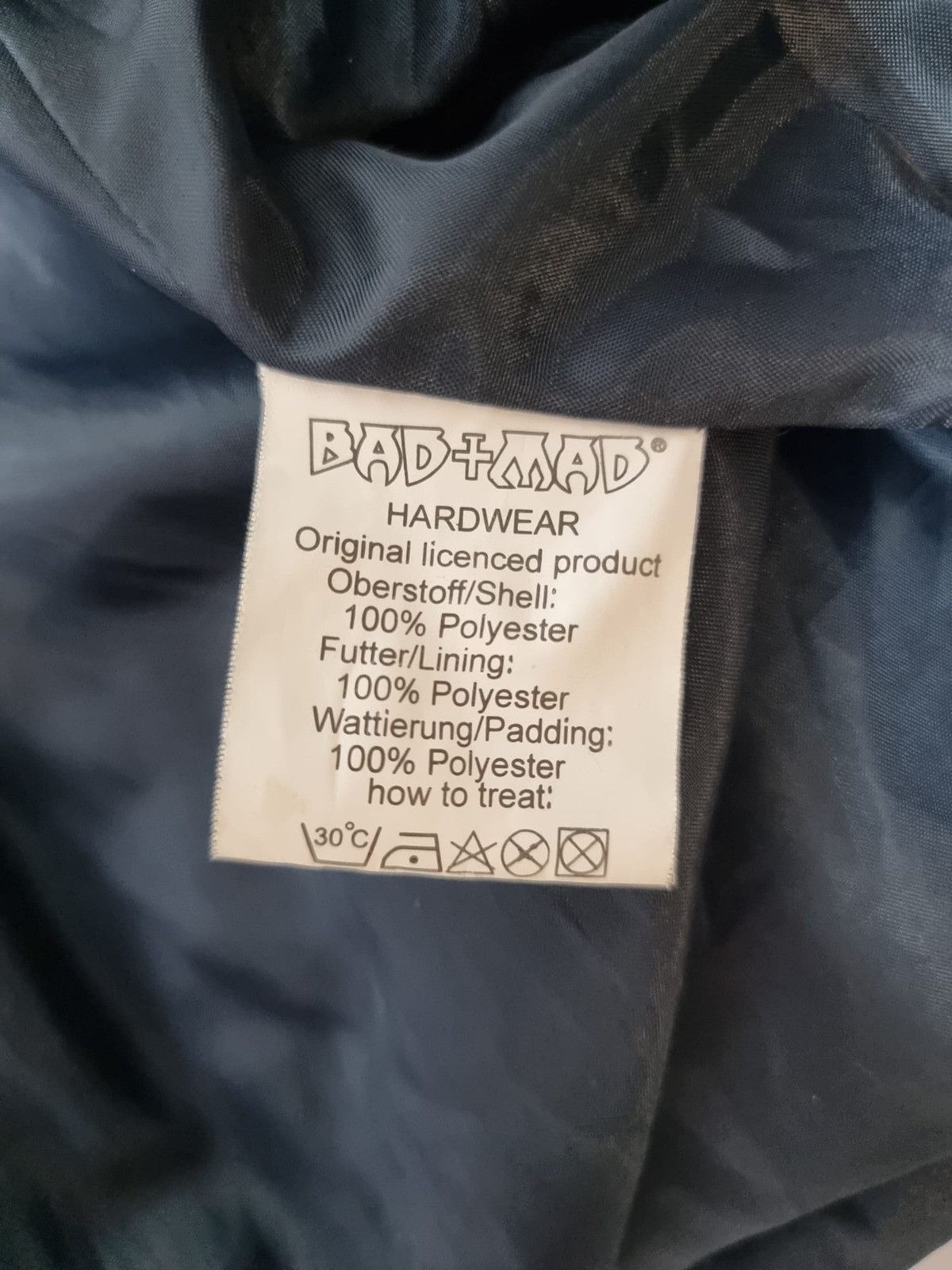 Japanese Brand × Vintage Bad+Mad hardwear boxy puffer jacket L mens womens Size US L / EU 52-54 / 3 - 15 Thumbnail