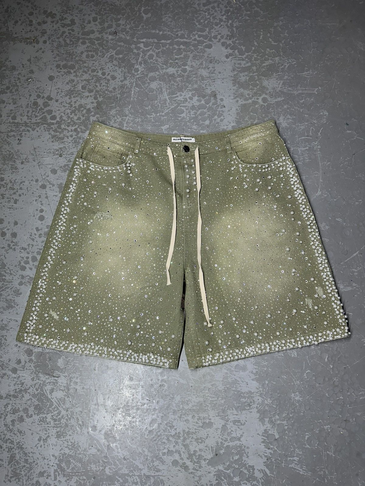 Vale Vale “Rainforest” Jean Shorts Size US 38 / EU 54 - 1 Thumbnail