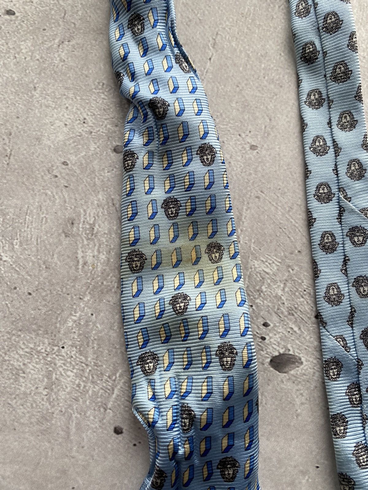 Designer Vintage 90s Gianni Versace Silk Neck Tie Made in Italy USA Size ONE SIZE - 6 Thumbnail