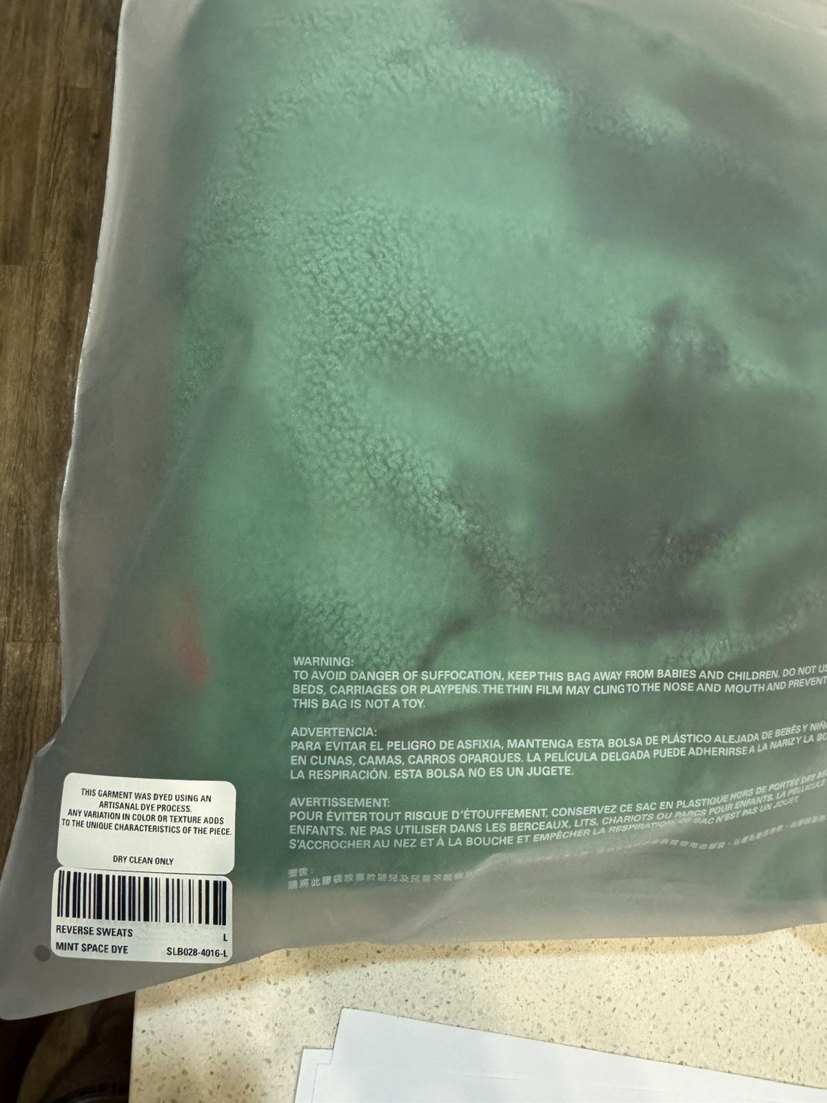 SKYLRK Skylrk Reverse Sweats - Mint Space Green Size US 33 - 5 Thumbnail