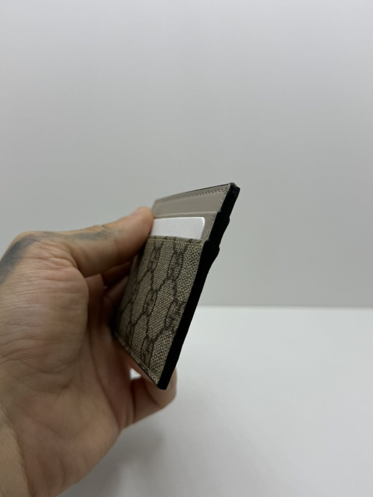 Gucci Gucci card holder ophidia gray Size ONE SIZE - 5 Thumbnail