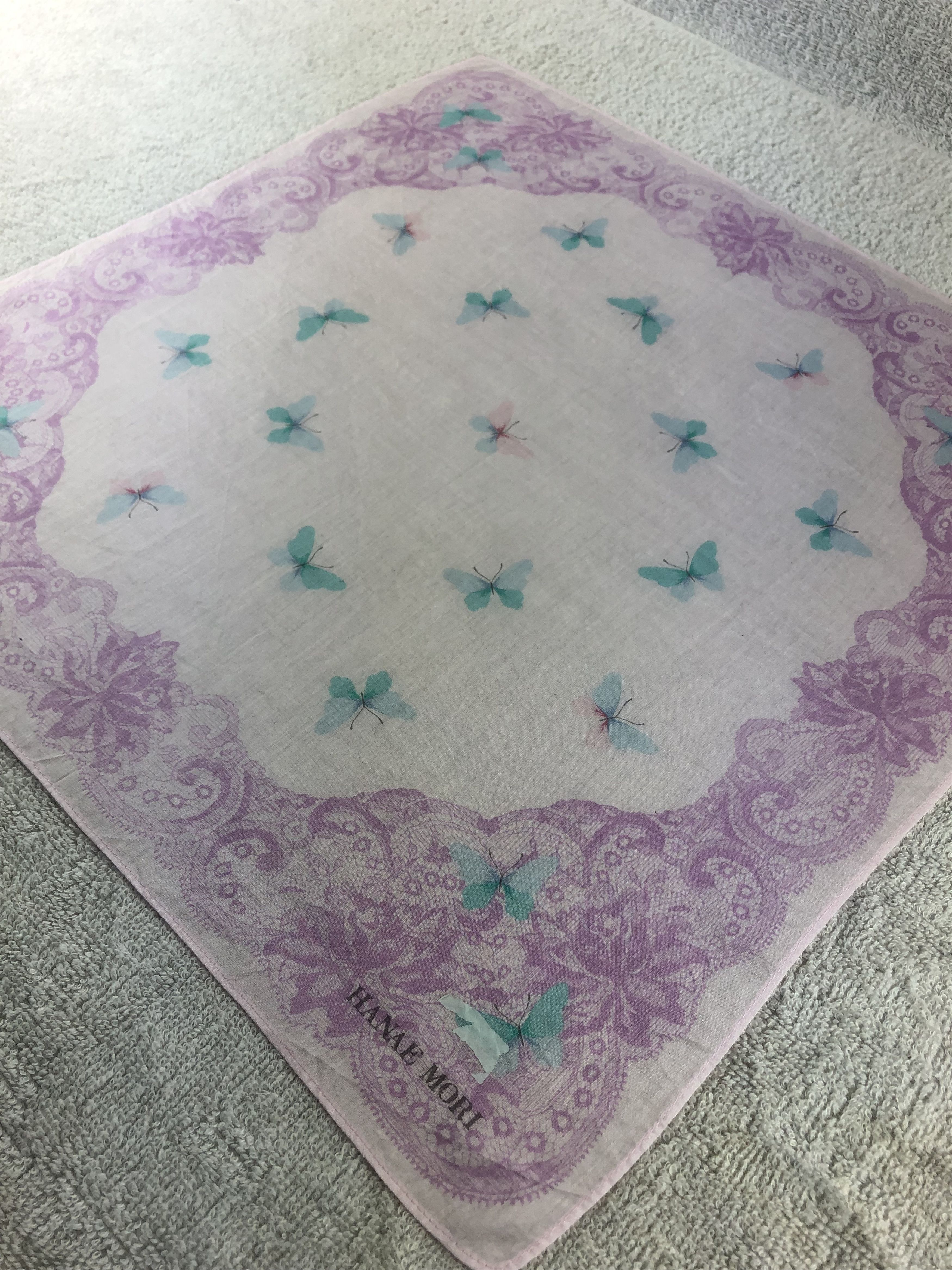 Hanae Mori × Japanese Brand × Vintage Hanae Mori Handkerchief / Bandana / Neckerchief Size ONE SIZE - 4 Thumbnail