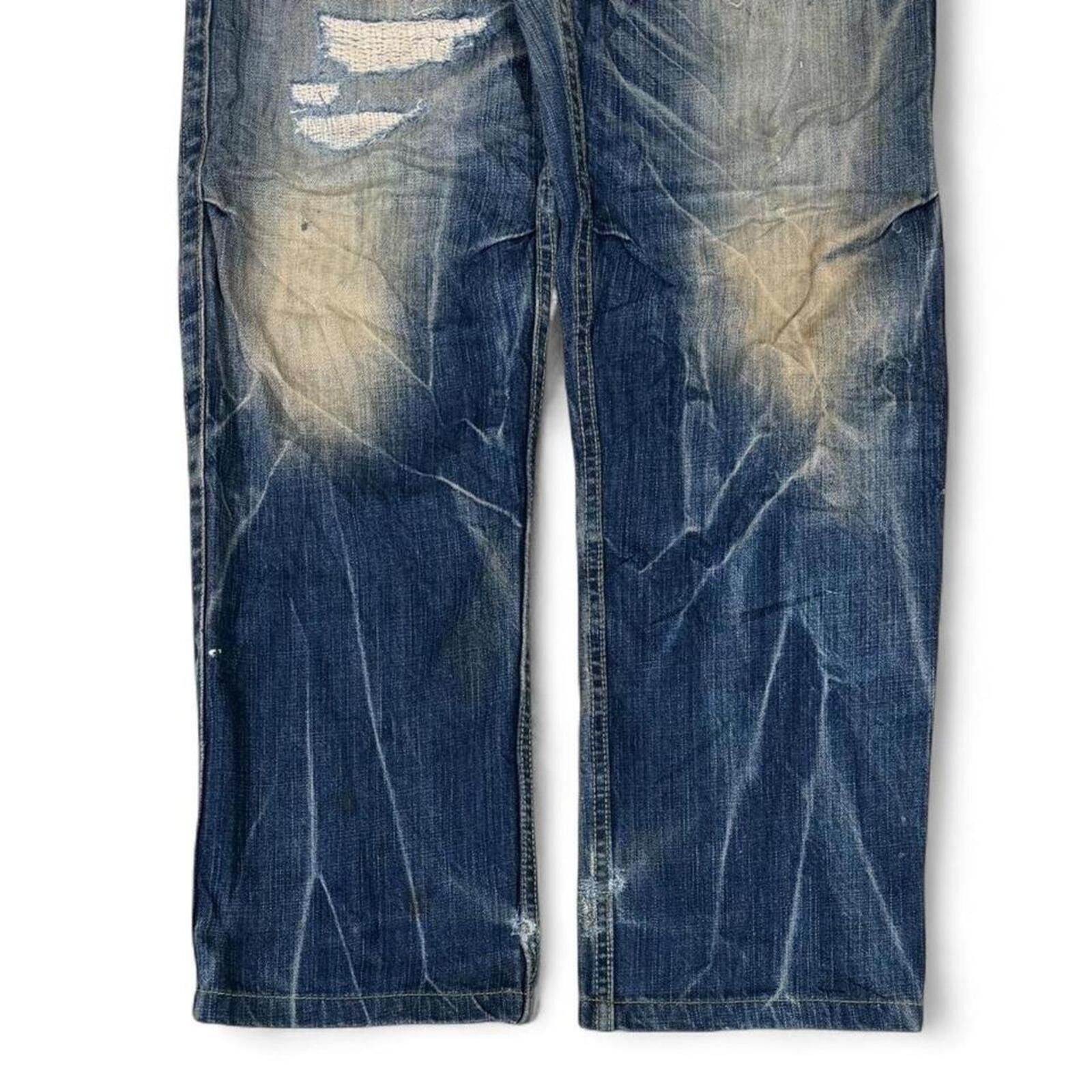True Religion VINTAGE ONIARAI MUD WASH AND EMBROIDERY LOGO ON BACK DENIM Size US 30 / EU 46 - 6 Thumbnail