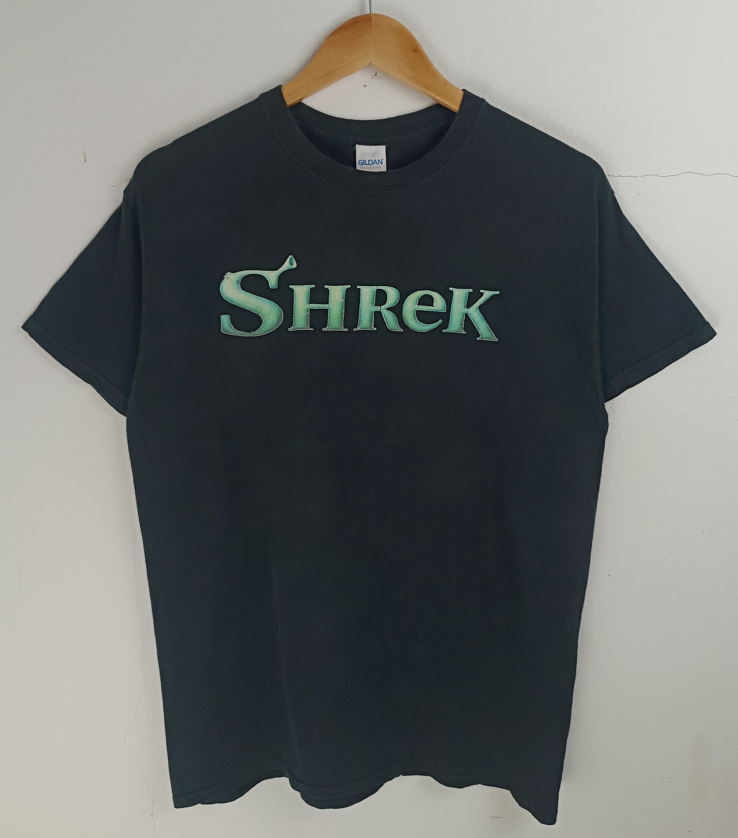 Cartoon Network VINTAGE FADED SHREK CLASSIC LOGO DREAMWORKS ANIMATION TEE Size US M / EU 48-50 / 2 - 3 Thumbnail