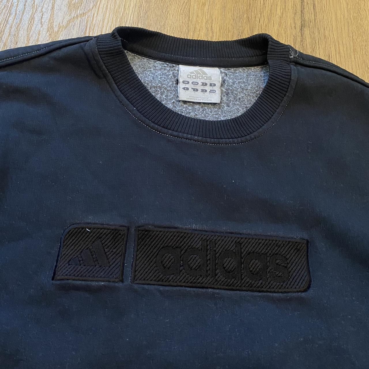 Adidas Black Vintage sweatshirt with embroidered logo Size US S / EU 44-46 / 1 - 3 Thumbnail