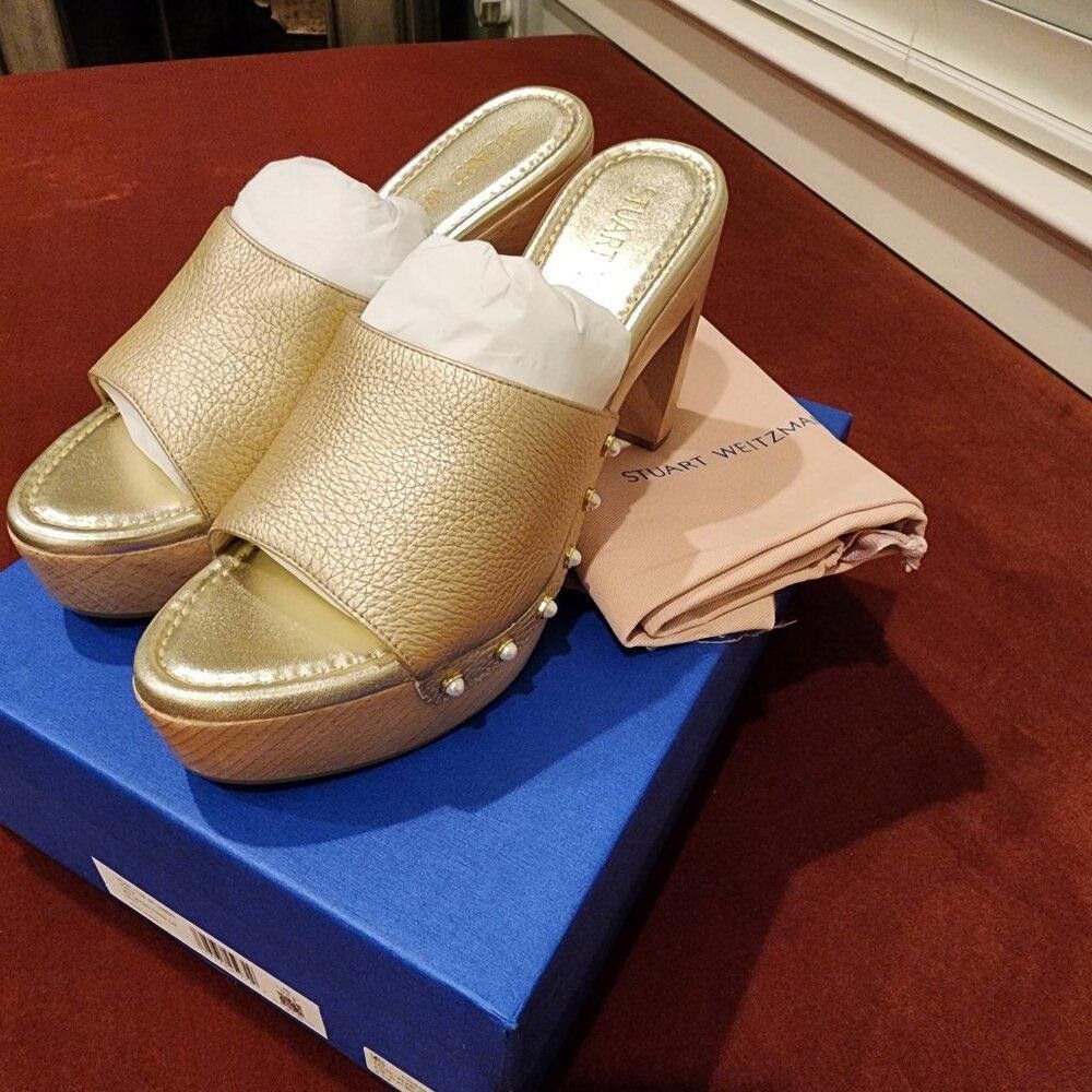 Stuart Weitzman Stuart Weitzman Pearl Clog 85 Sandal Size US 9.5 / IT 39.5 - 1 Thumbnail