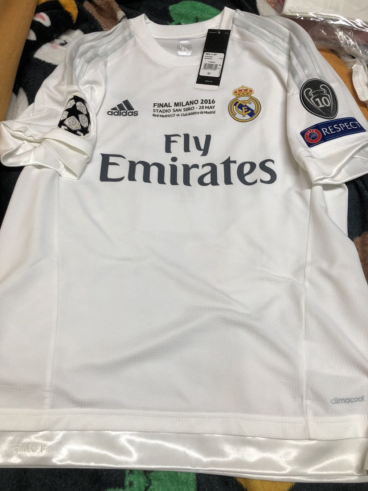 Real Madrid 2016 champion league final shirt #8 Kroos (Bnwt)