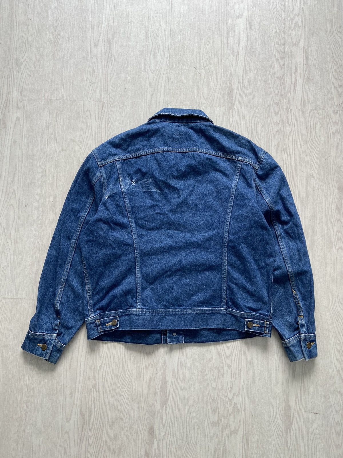 Lee × Vintage Vintage 1990’s Lee Western Trucker Denim Jacket Size US L / EU 52-54 / 3 - 2 Thumbnail
