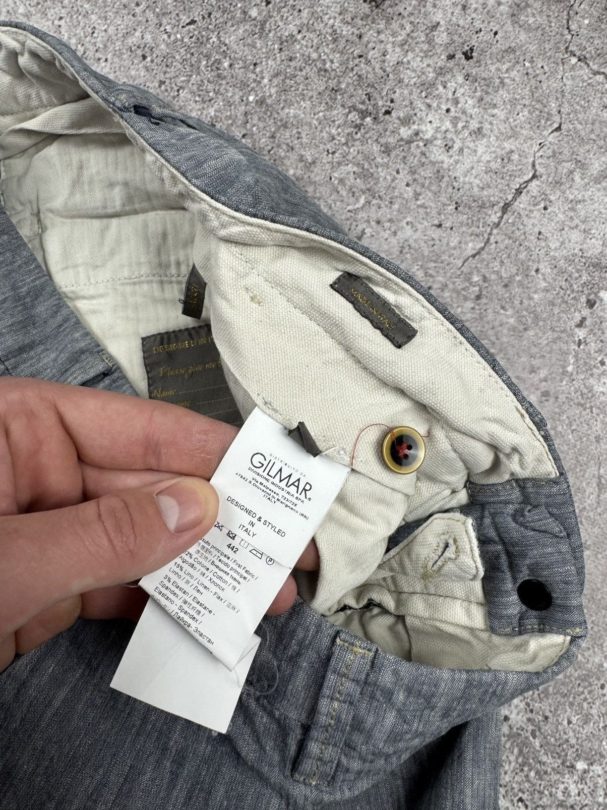 Siviglia Siviglia Casual Trousers gray Mens Pants Size US 31 - 11 Thumbnail
