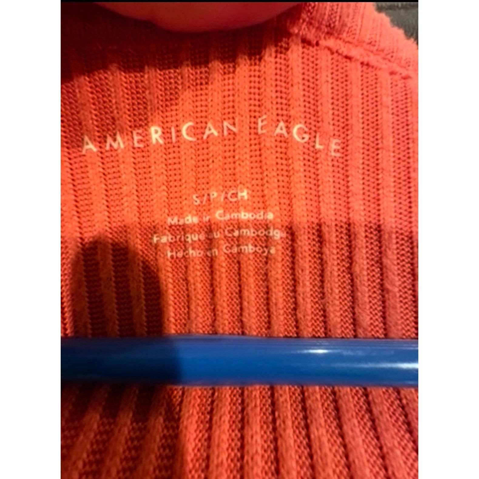 American Eagle Outfitters American Eagle Soft & Sexy Ribbed Top Women’s Small Peach Size S / US 4 / IT 40 - 3 Thumbnail