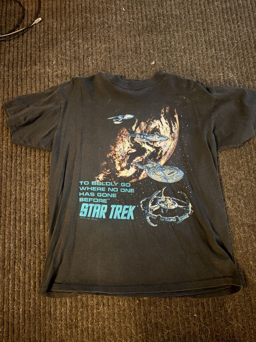 Vintage Vintage 1993 Star Trek Tshirt Size US L / EU 52-54 / 3 - 1 Thumbnail