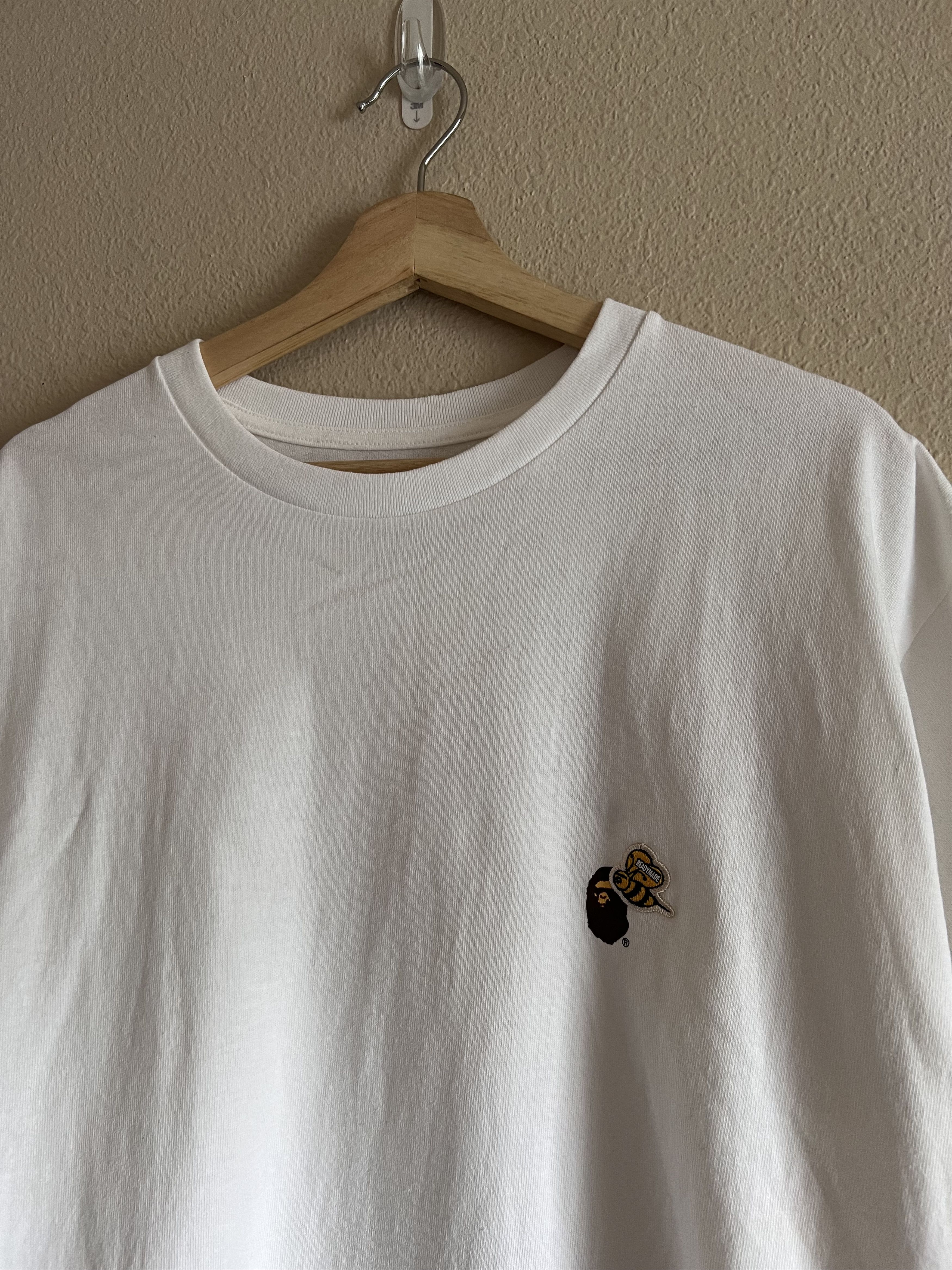 Bape × READYMADE Readymade Bape Camo Logo Tee in Pink White Size US M / EU 48-50 / 2 - 4 Thumbnail