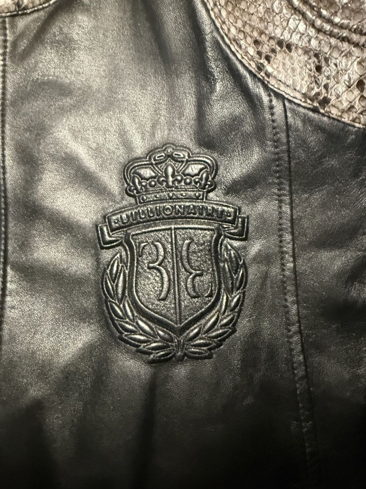 Billionaire Couture Billionaire (Made In Italy) Leather Jacket Size US L / EU 52-54 / 3 - 4 Thumbnail