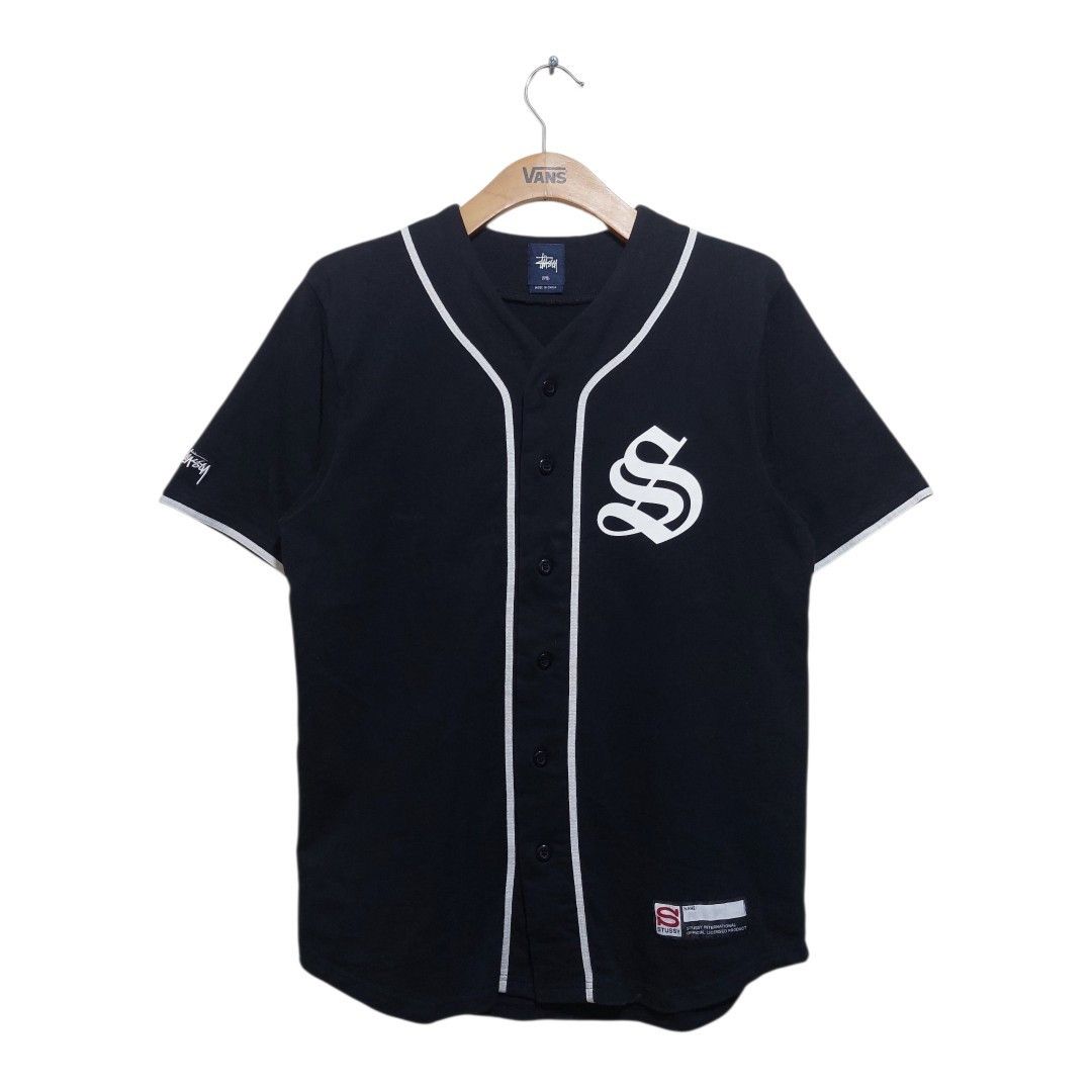 Stussy STUSSY TEAM 80 JERSEY BLACK | Grailed
