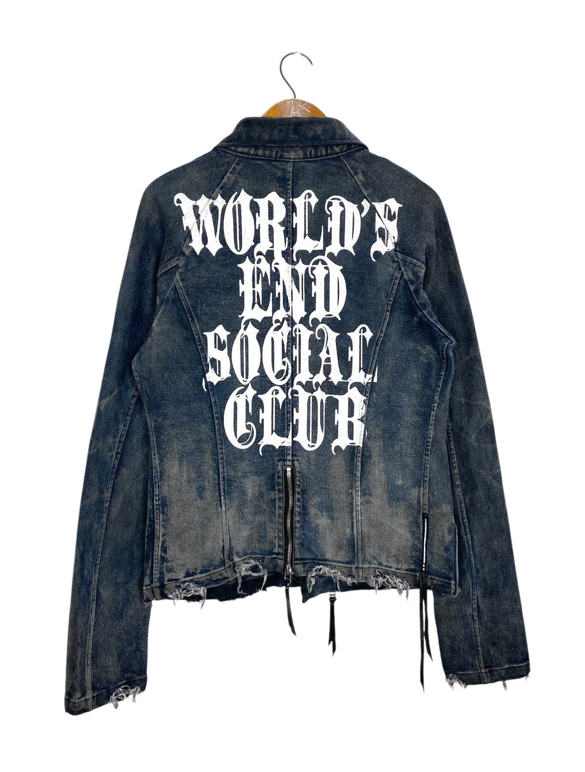 KMRii KMRii World's End Social Club Denim Riders Punk Jacket Size US S / EU 44-46 / 1 - 1 Thumbnail