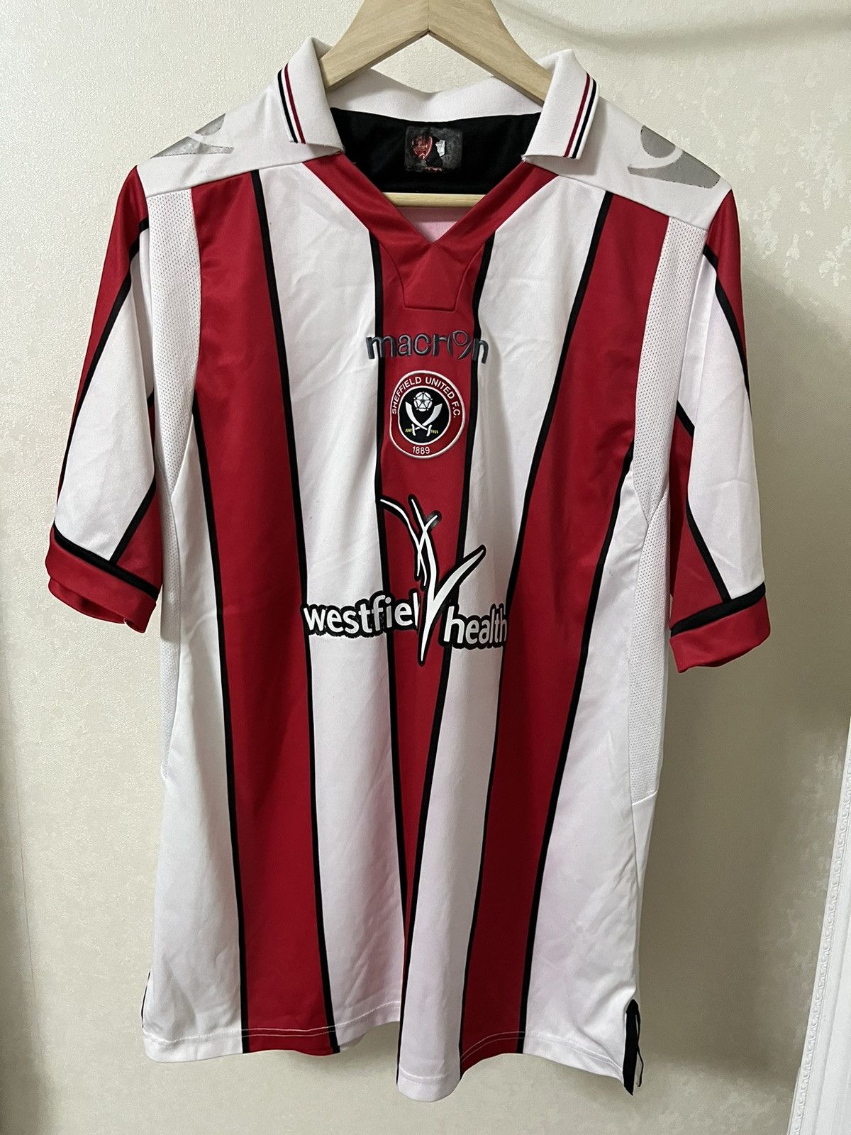 Macron Macron Sheffield United 2012/13 Home Jersey Size US XL / EU 56 / 4 - 1 Thumbnail