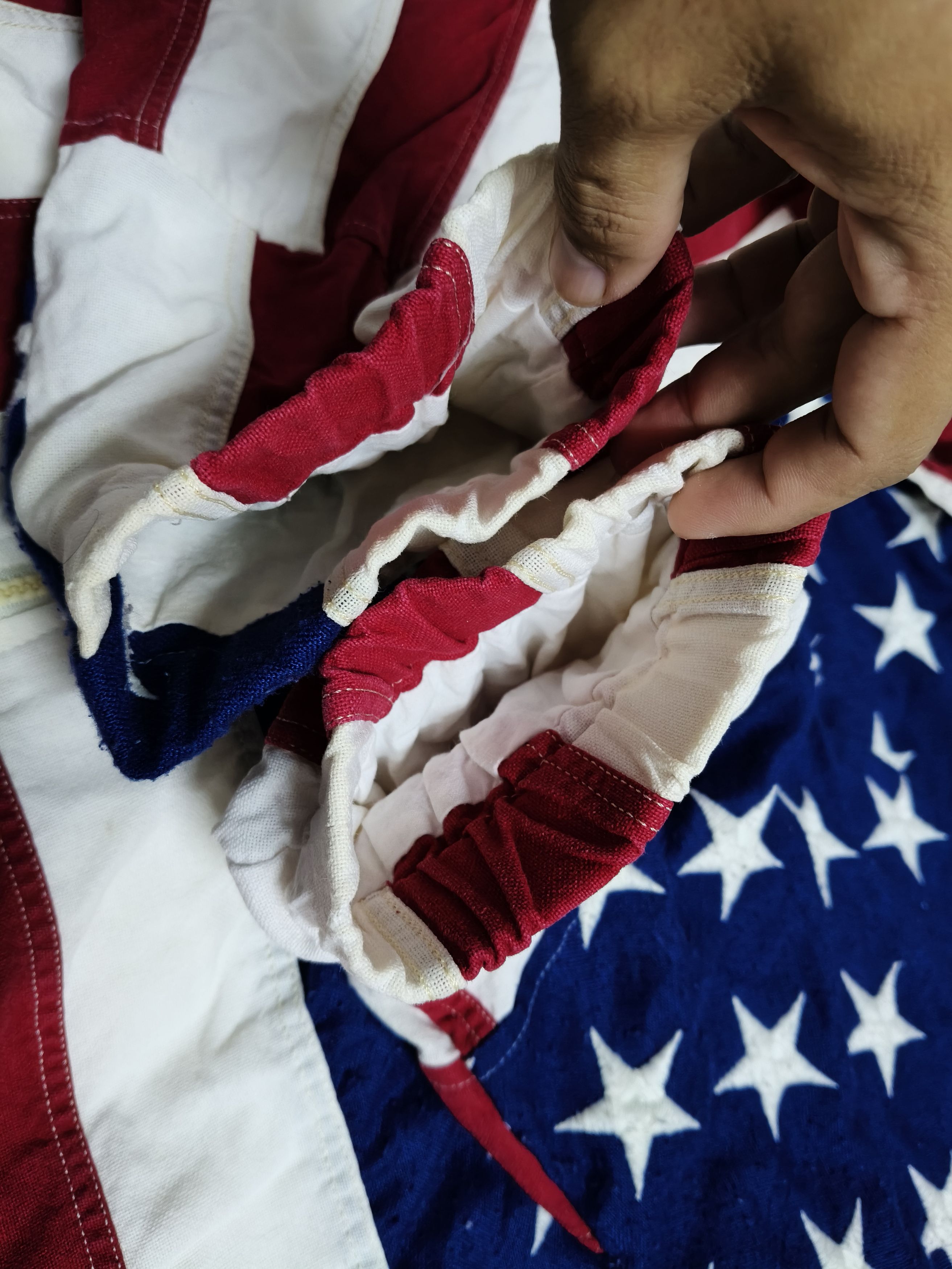 American Edition VINTAGE 1993 LIMITED EDITION LTD. AMERICAN FLAG BAGGY JACKET Size US XL / EU 56 / 4 - 7 Thumbnail