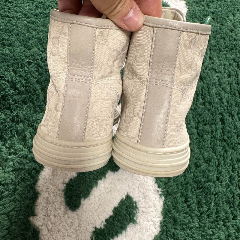 Gucci Gucci Monogram High-Top Canvas Sneakers for Women -2508 Size US 4 / IT 34 - 3 Thumbnail