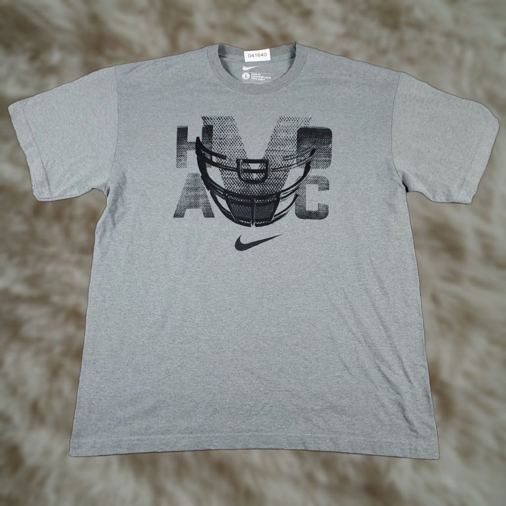 Nike Nike Shirt Mens Large Gray Swoosh Casual Short Sleeve Sports Size US L / EU 52-54 / 3 - 1 Thumbnail