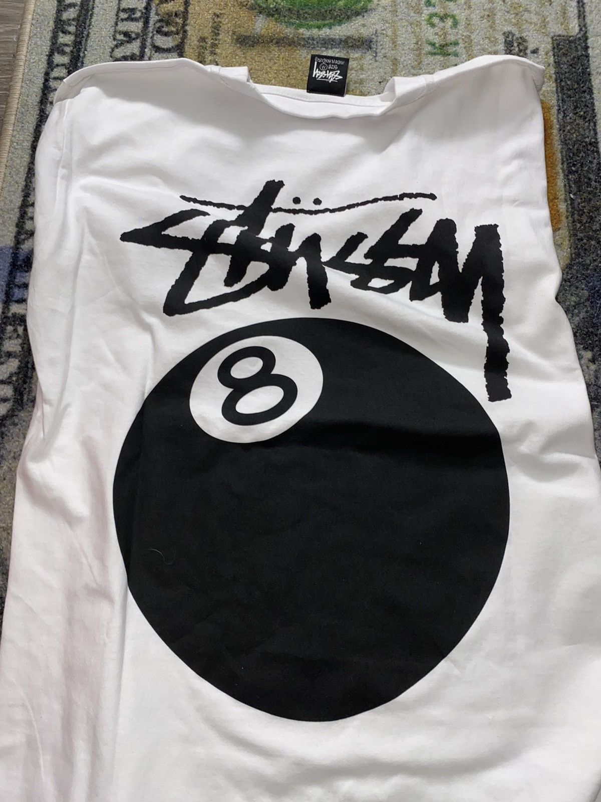 Stussy Stussy 8 Ball Tee (SS22) White Size US M / EU 48-50 / 2 - 2 Thumbnail