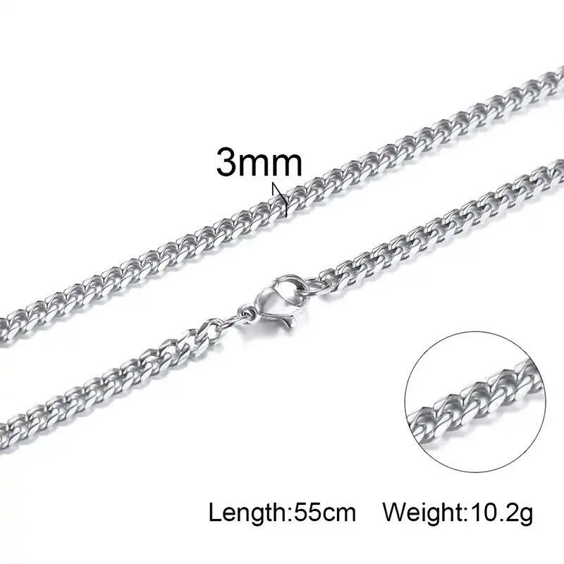 Jewelry Beaded Cuban Chain Necklaces Size ONE SIZE - 3 Thumbnail