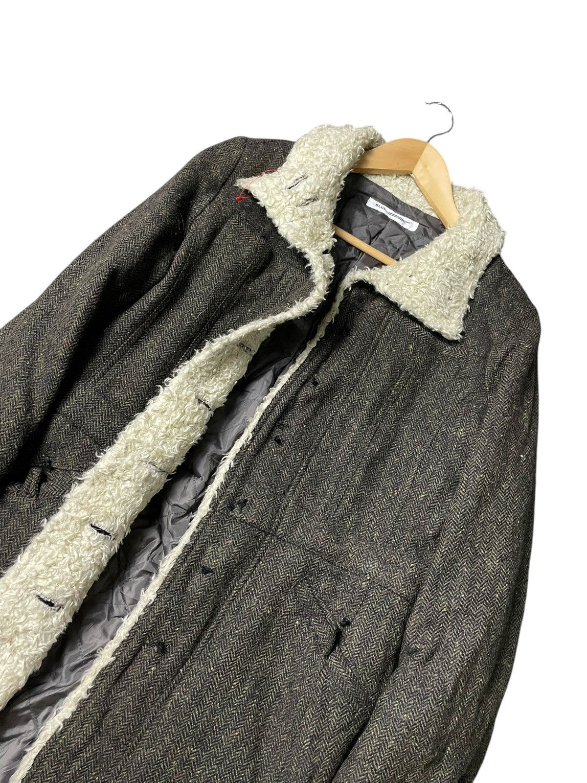 Japanese Brand × Vintage B.L.U.E Brand Fur-Lined Fashion Coat (98) Size US XXS / EU 40 - 4 Thumbnail