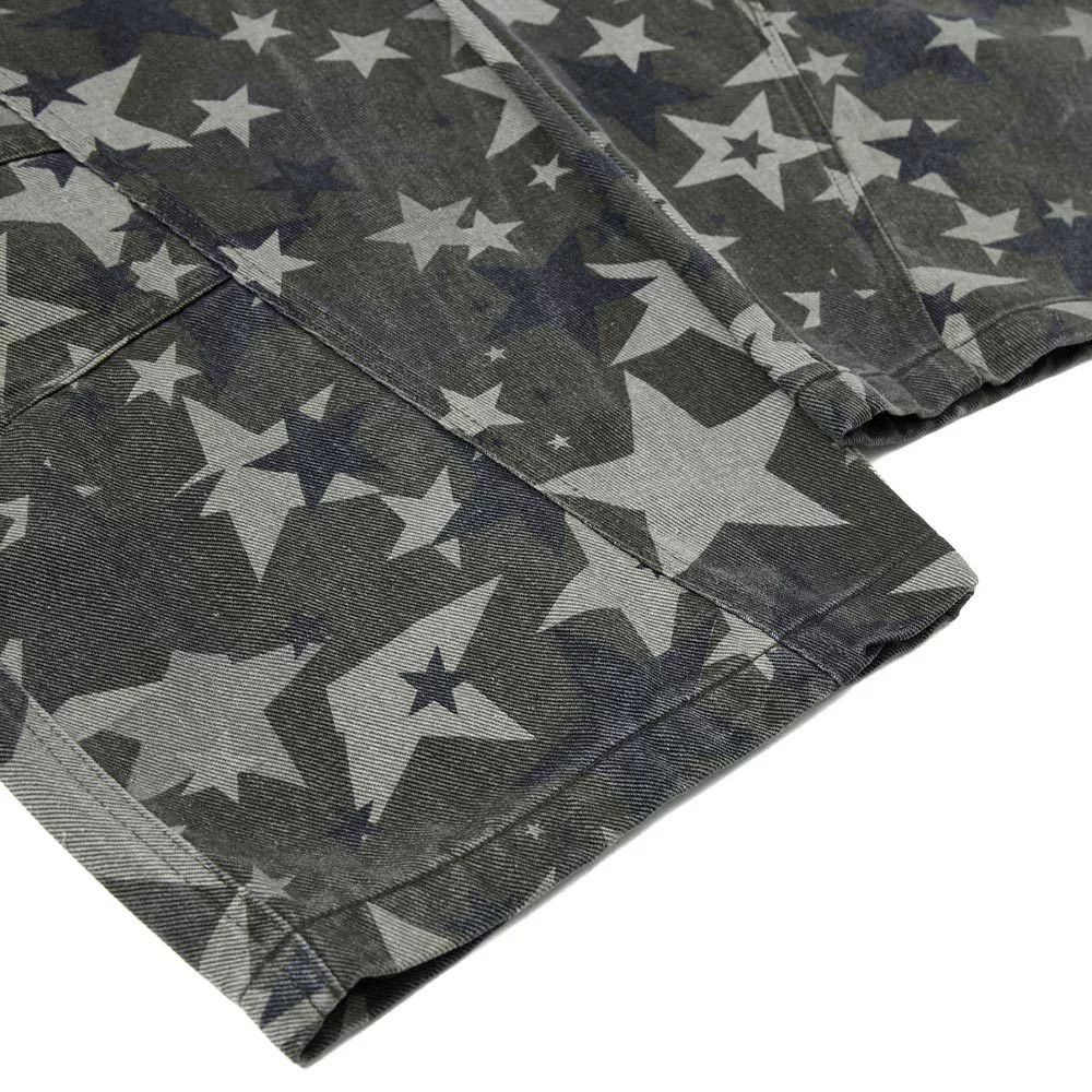 Vintage Men's loose star wide-leg scimitar camouflage pants Size US 32 / EU 48 - 5 Thumbnail