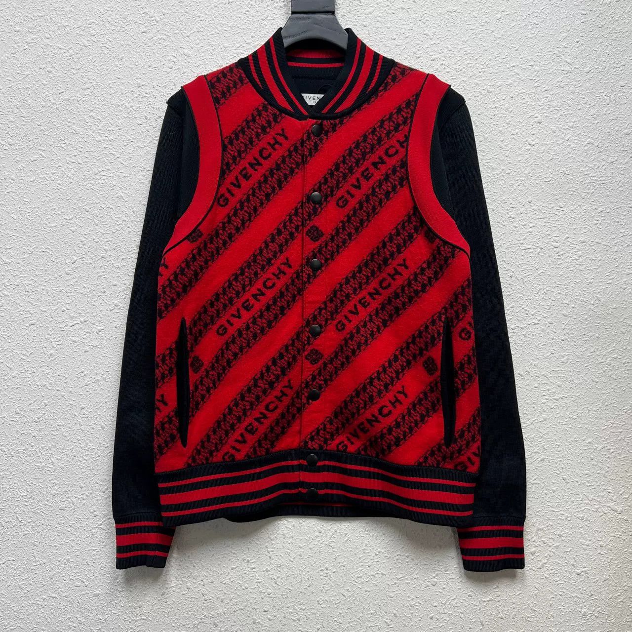Givenchy Givenchy Logo Wool Varsity Jacket XL Size US XL / EU 56 / 4 - 1 Thumbnail