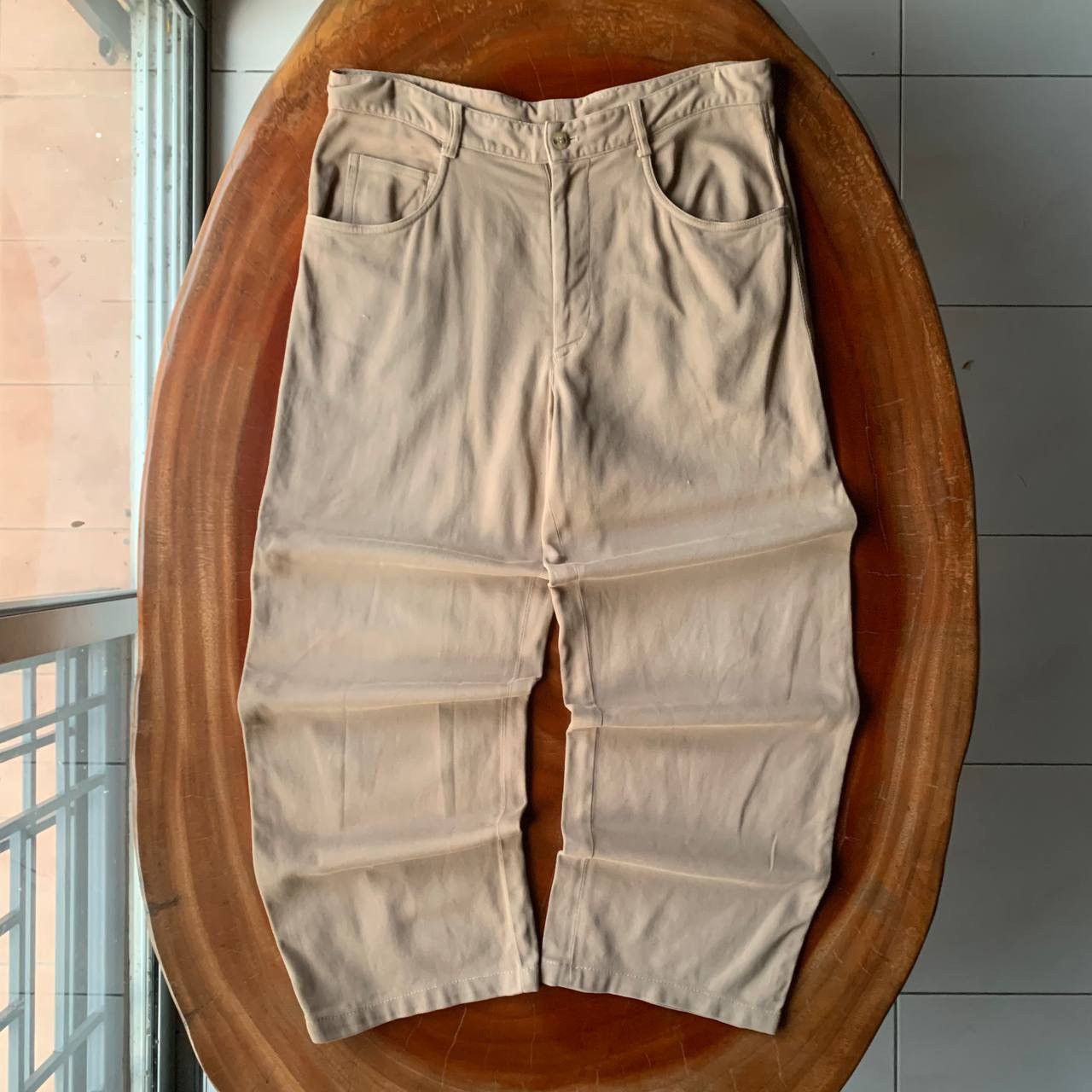 Issey Miyake Vintage 90’s Issey Miyake Men Japan Cream Casual Pant Size US 34 / EU 50 - 1 Thumbnail