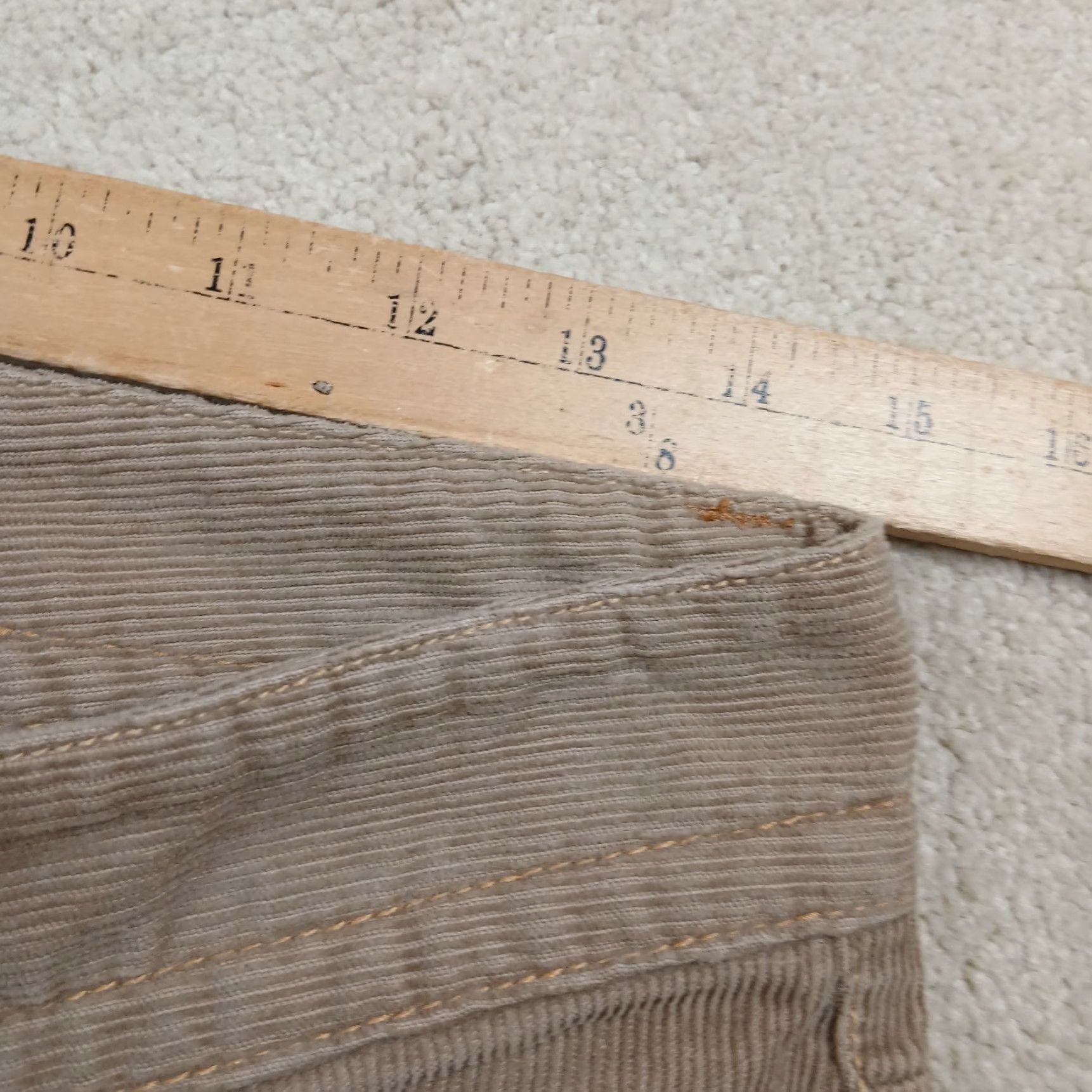 Vintage VINTAGE CHIC Jeans Corduroy 30x30 Regular Womens 4x30 Brown 90s 80s Polo Jeans Bootcut 5-Pocket Design Pattern Solid 100% Cotton Size 27" / US 4 / IT 40 - 7 Thumbnail