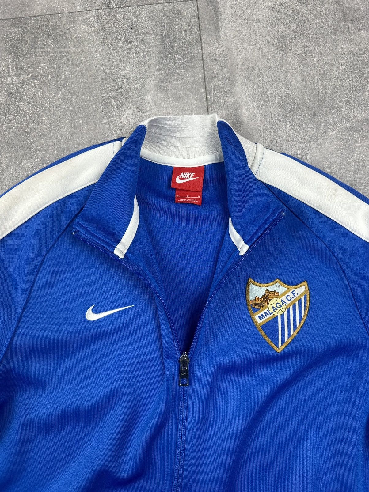 Nike Nike Malaga FC Track-Top Soccer Football Light Jacket Size US M / EU 48-50 / 2 - 14 Thumbnail