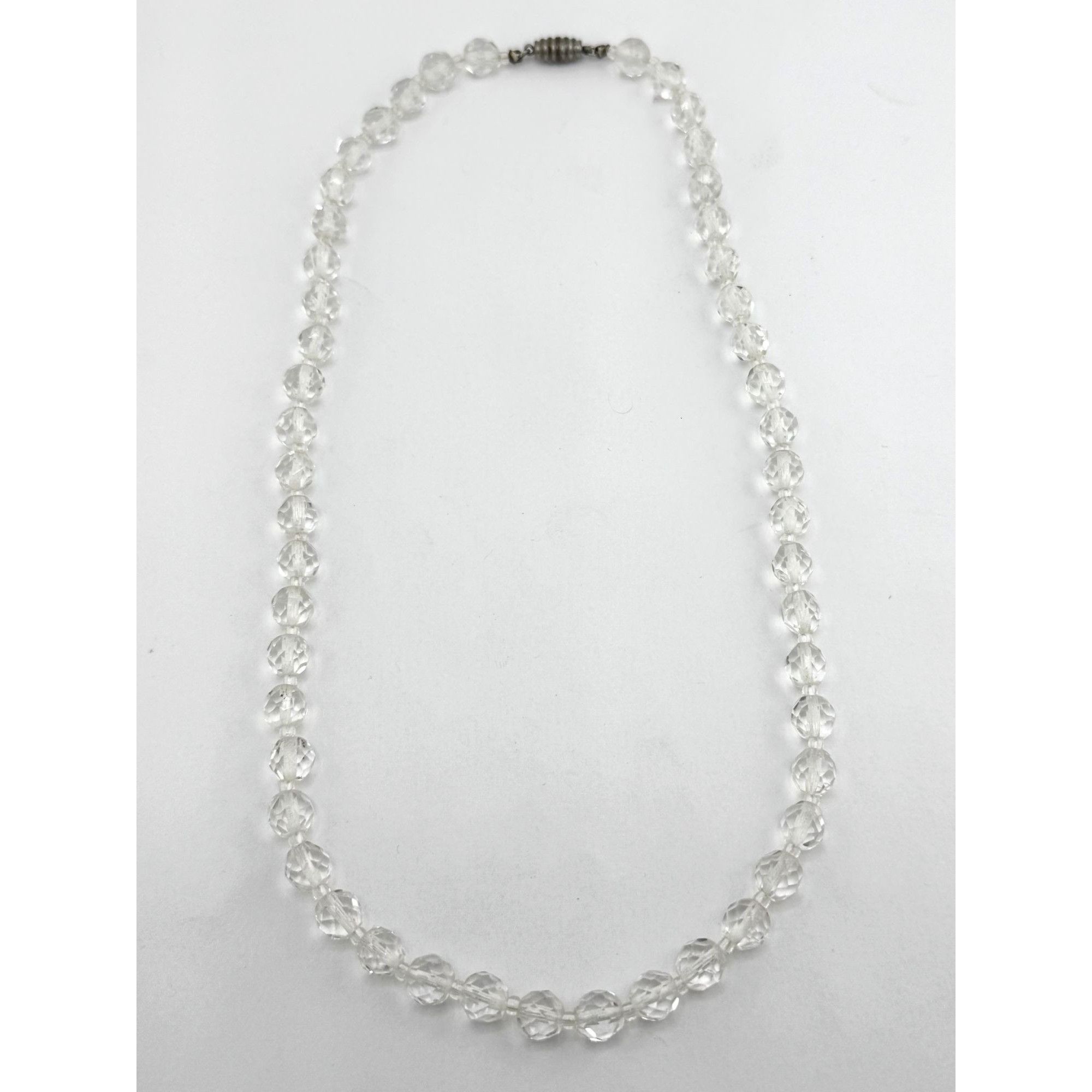 Vintage Vintage faceted crystal beaded collar necklace Size ONE SIZE - 2 Thumbnail