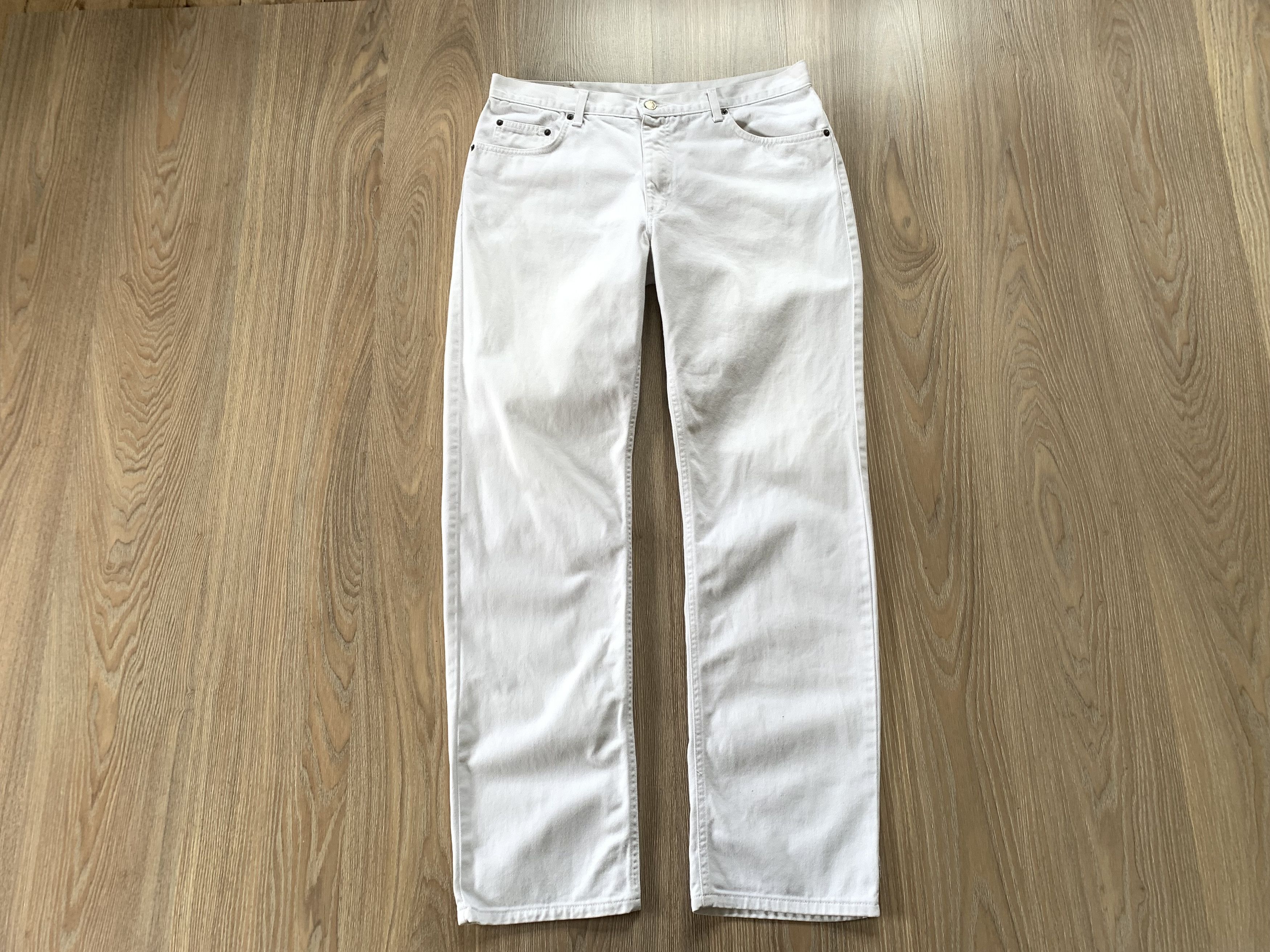 RIFLE × Vintage Rifle Rare White Vintage Jeans Size US 38 / EU 54 - 10 Thumbnail