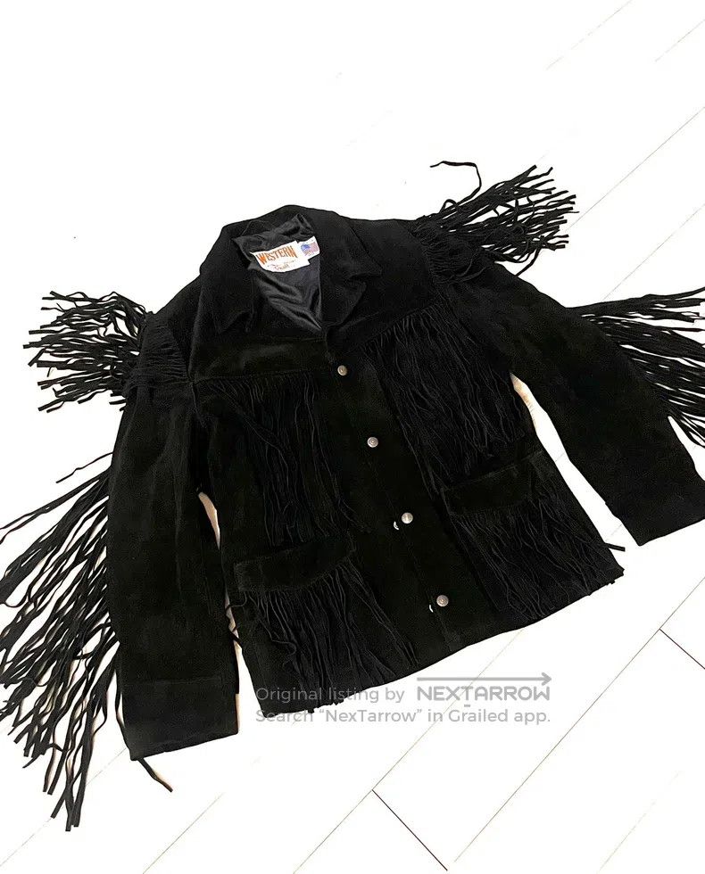 Schott Schott Western fringed soft cowhide Size US S / EU 44-46 / 1 - 6 Thumbnail