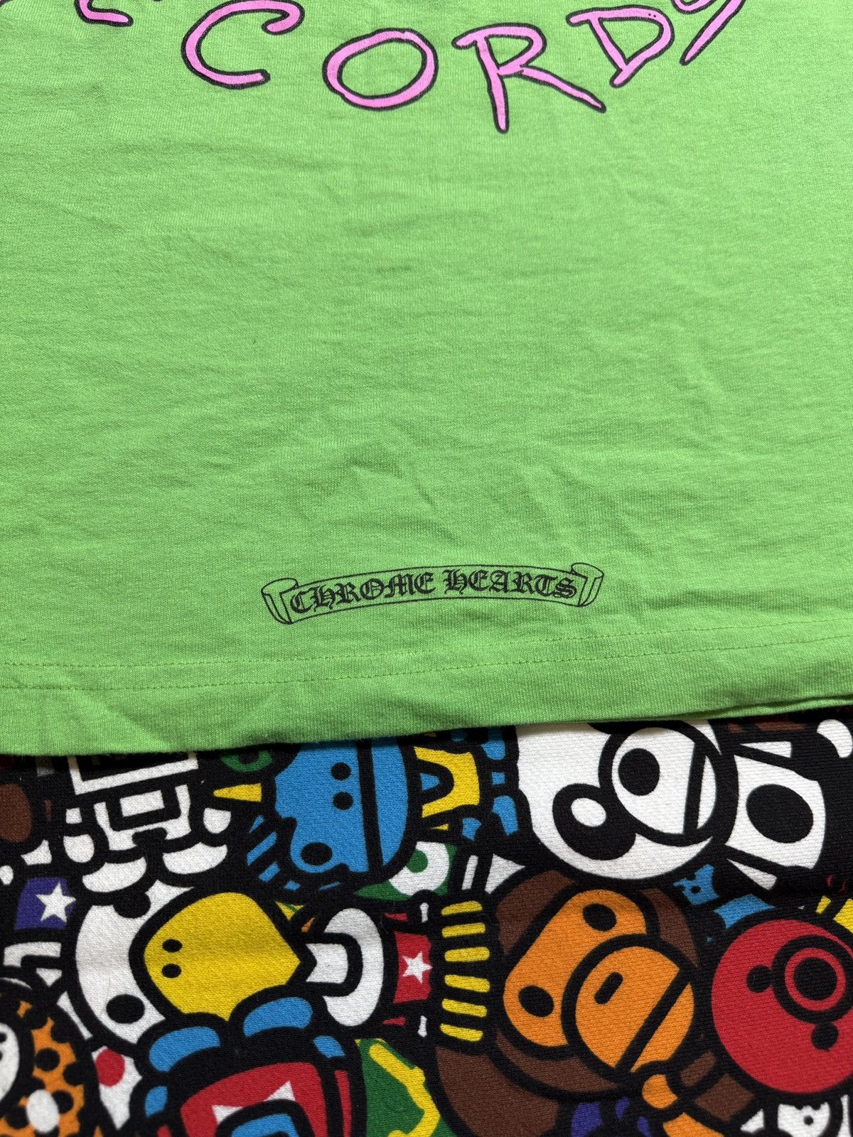 Chrome Hearts Chrome Hearts Matty Boy Green Records Logo Tee Size US M / EU 48-50 / 2 - 12 Thumbnail