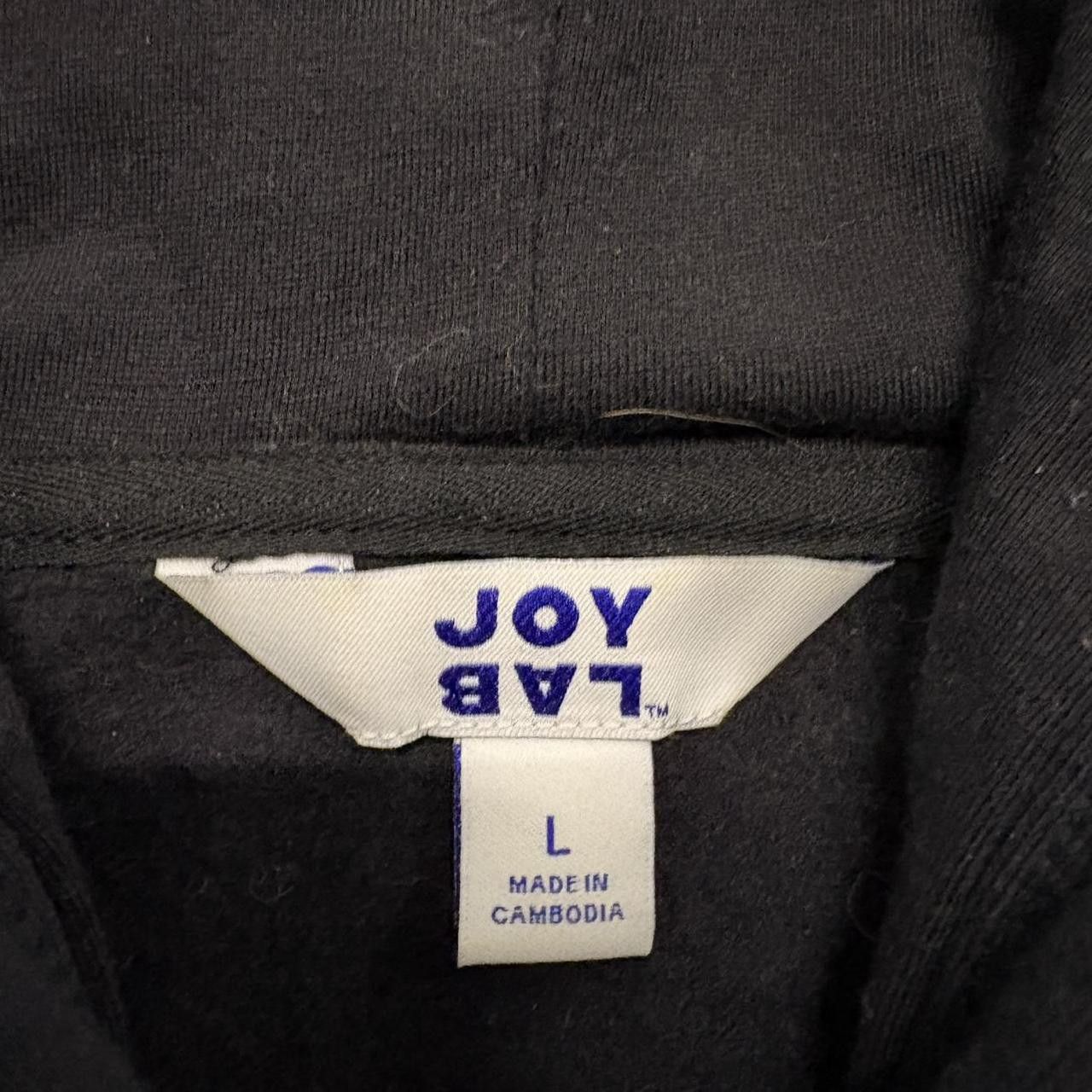 Vintage Crazy Vintage Y2K/2000s Blank Black Quality Joy Lab Loungewear Streetwear Black Hoodie! Size US L / EU 52-54 / 3 - 3 Thumbnail